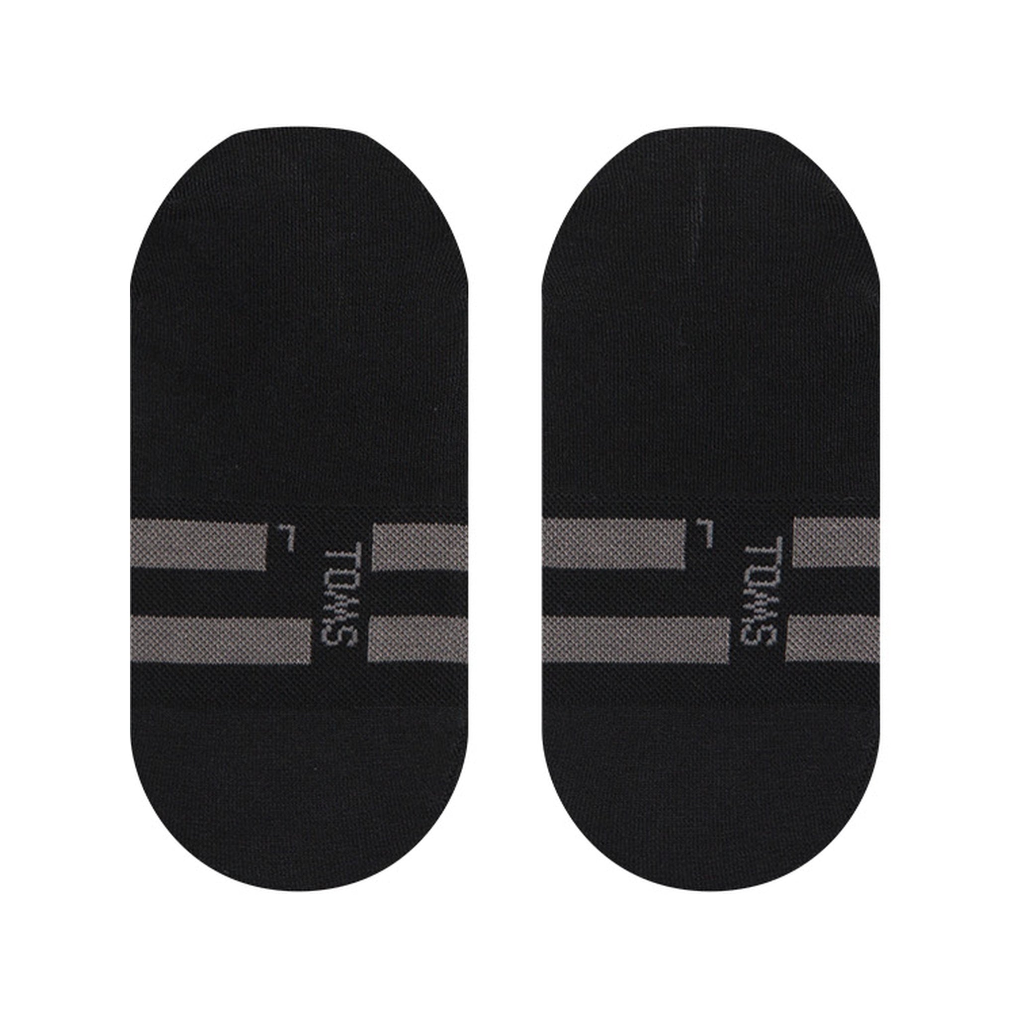 Detailed Image Of Classic No Show Socks Black