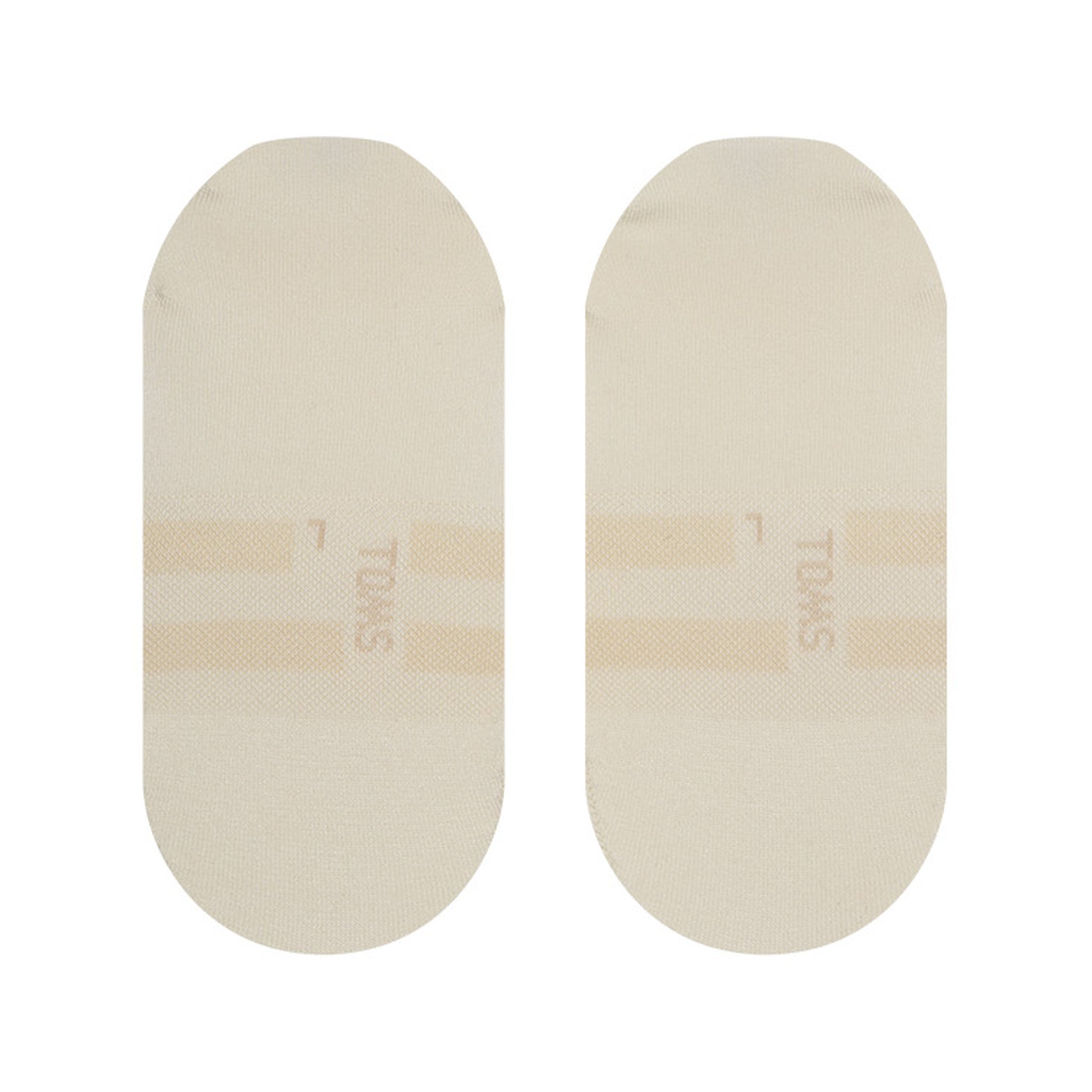 Detailed Image Of Classic No Show Socks Natural