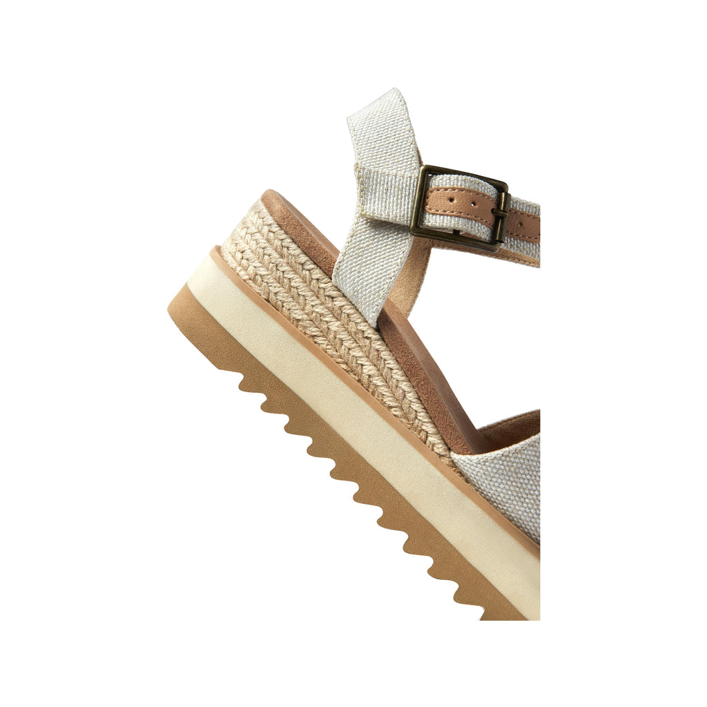 Detailed Image Of Diana Natural Wedge Sandal