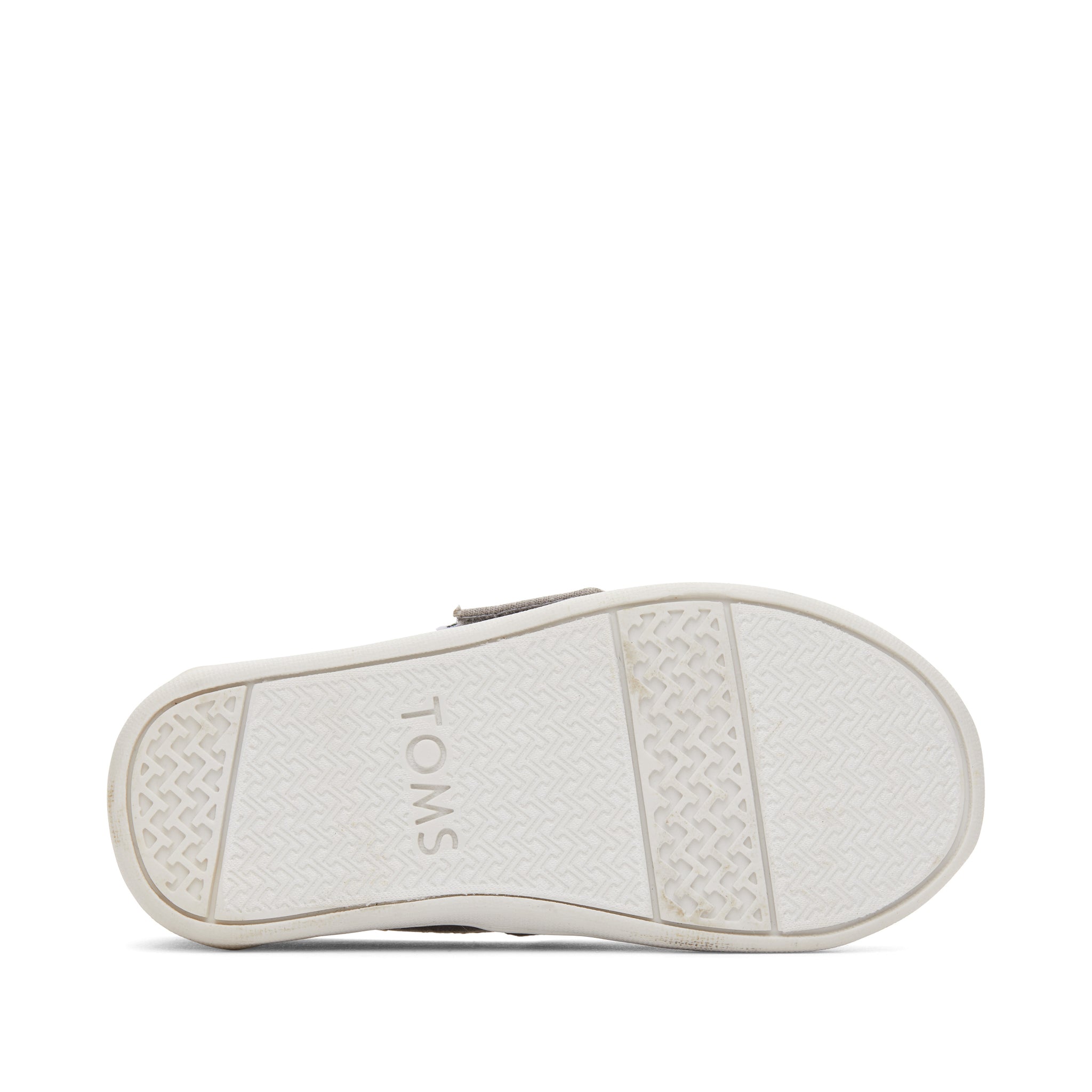 Alpargata Grey Recycled Cotton Toddler Shoe Bottom Sole View