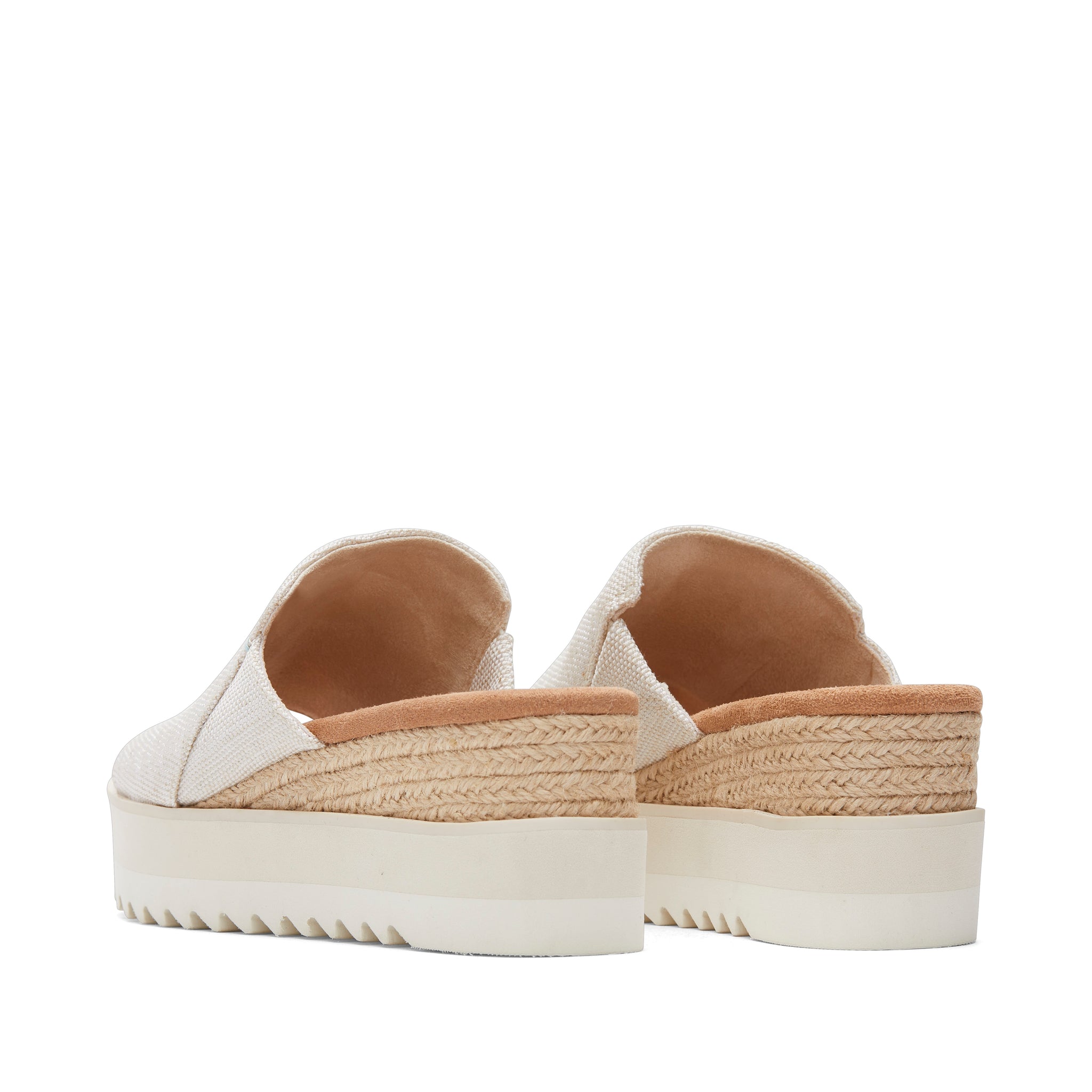 Diana Mule Natural Sandal Back View