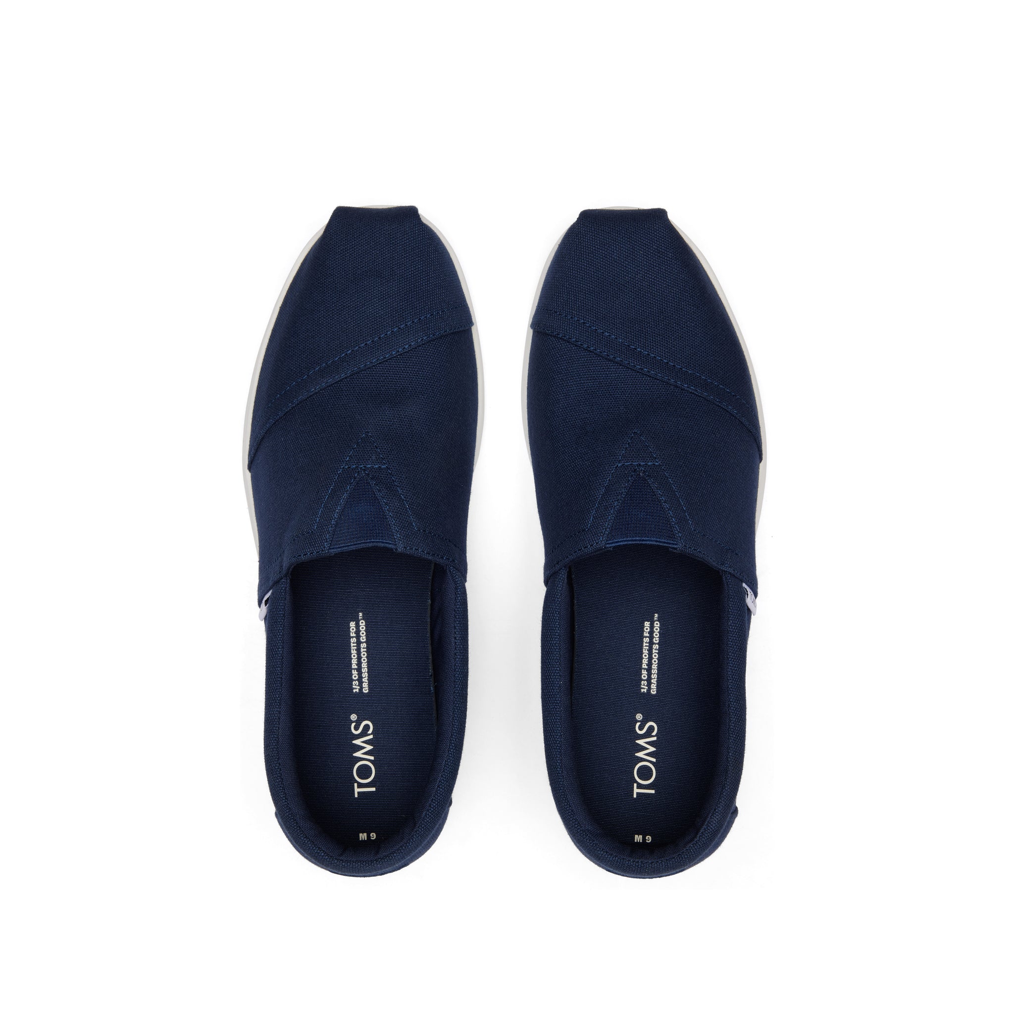 Alp Fwd Navy Recycled Cotton Canvas Top View