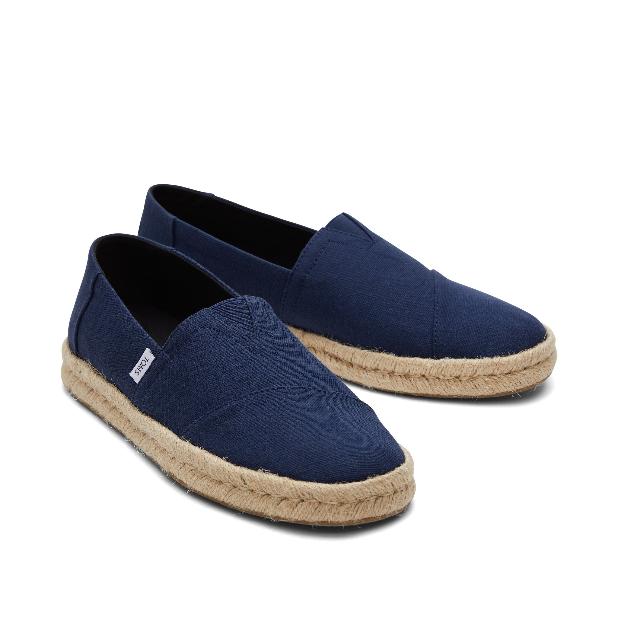 Alpargata Navy Recycled Cotton Rope 2.0 Espadrille Front View