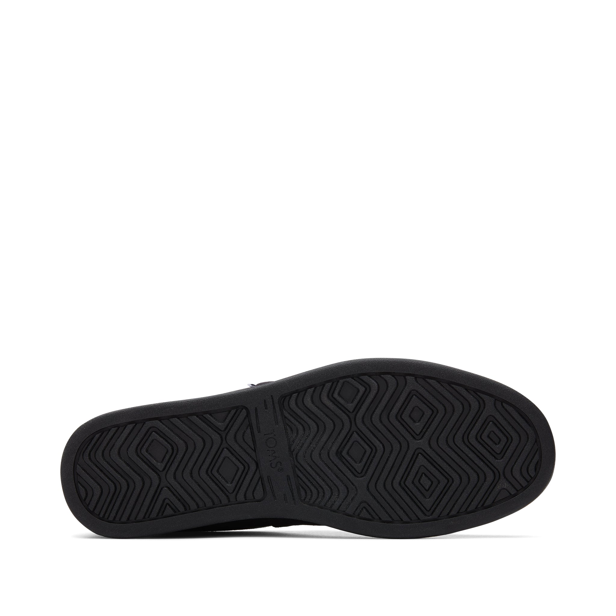 Alp Fwd All Black Recycled Cotton Canvas Bottom Sole View
