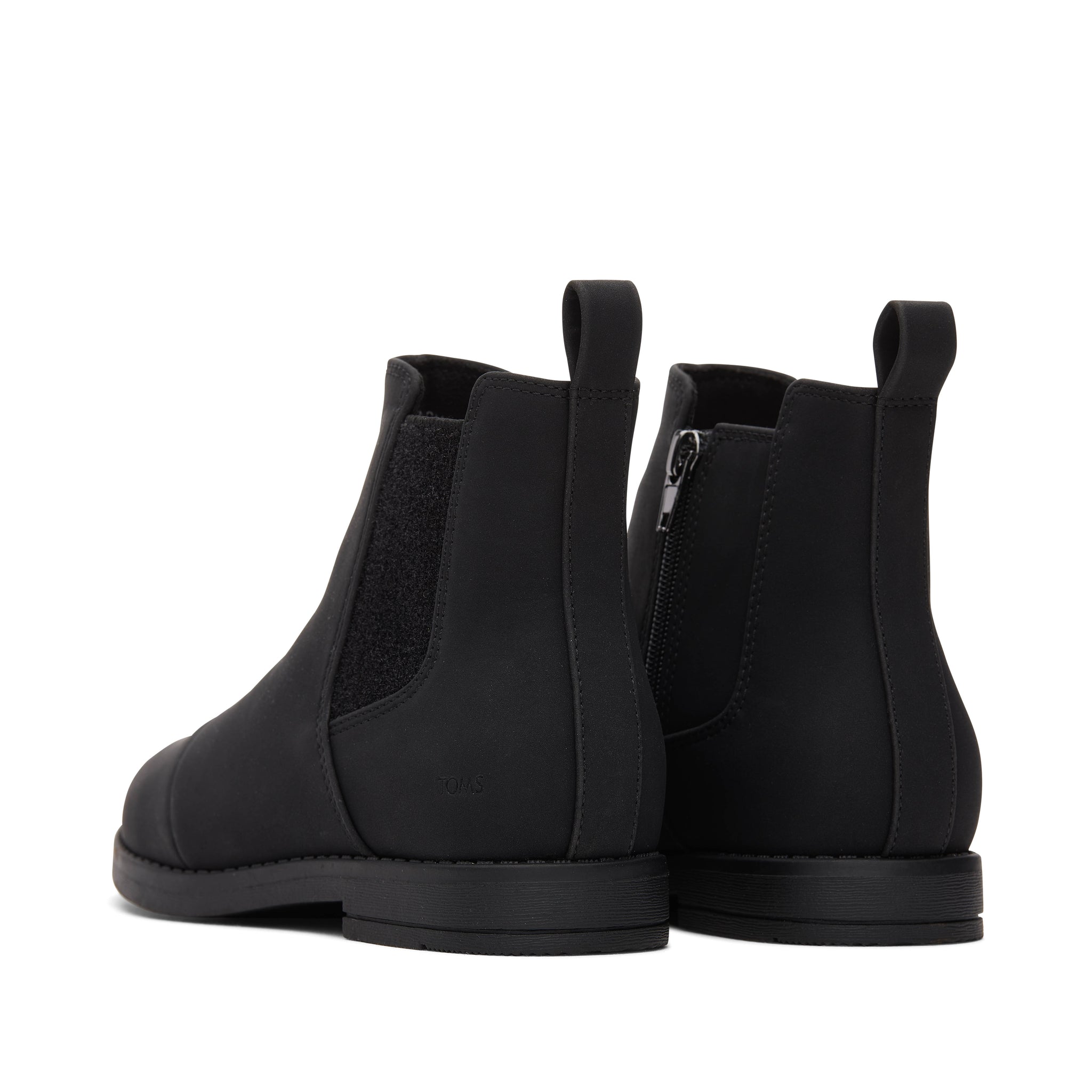 Youth Charlie Black Kids Boot Back View