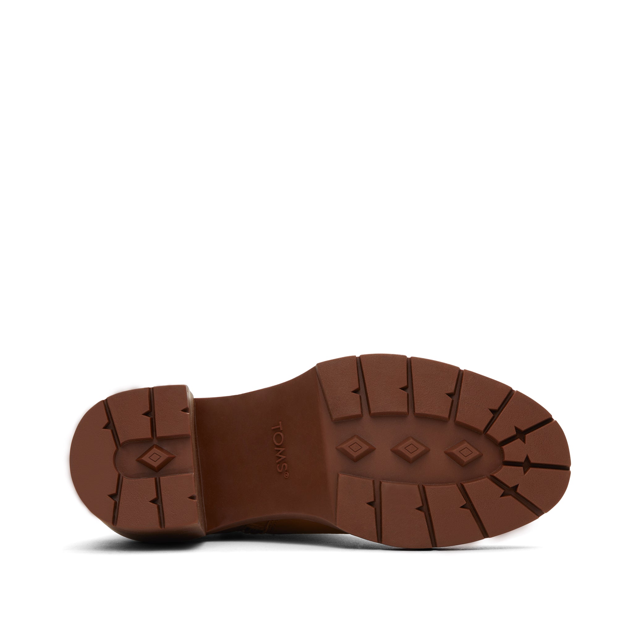 Rya Tan Leather Heeled Boot Bottom Sole View