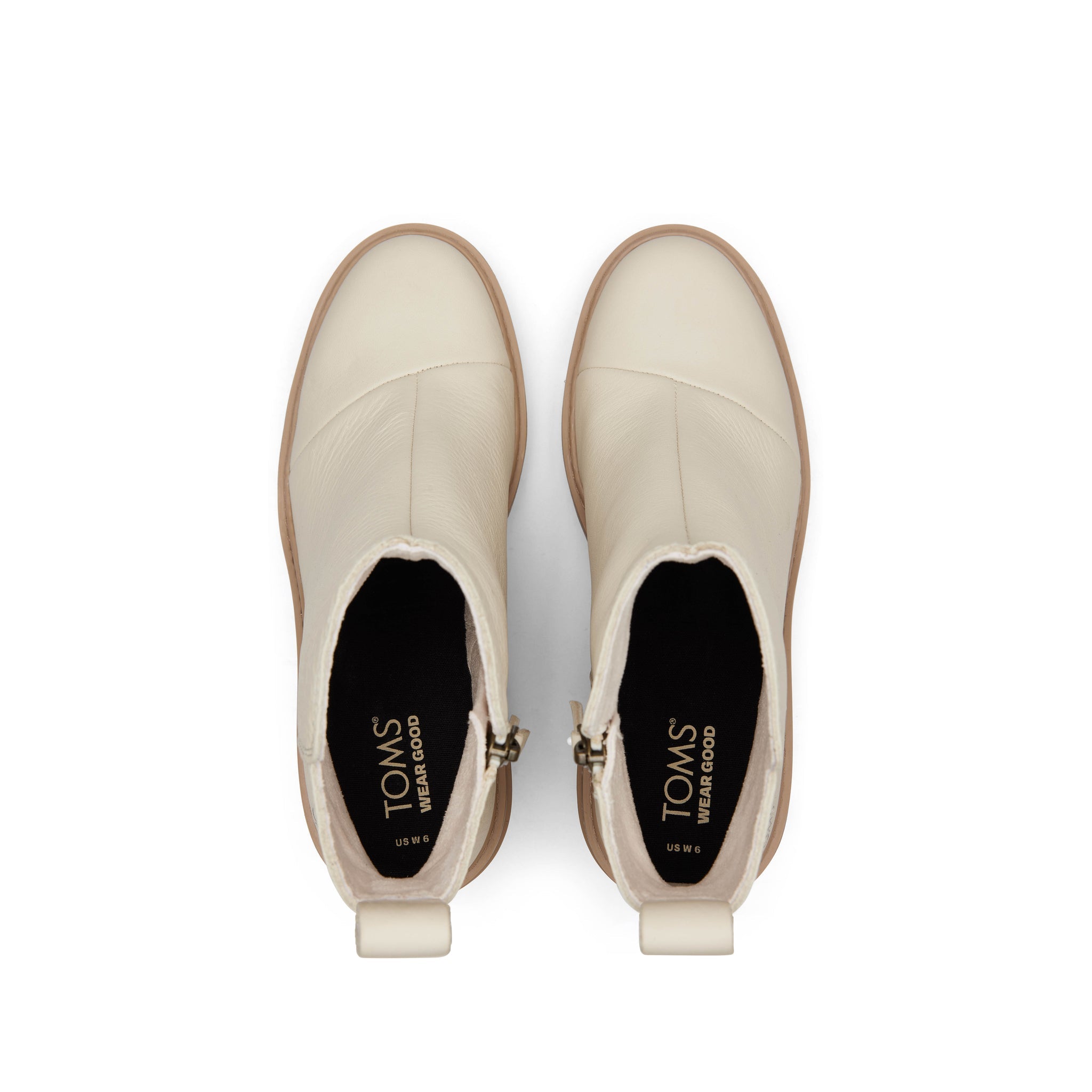 Rya Light Sand Heeled Boot Top View