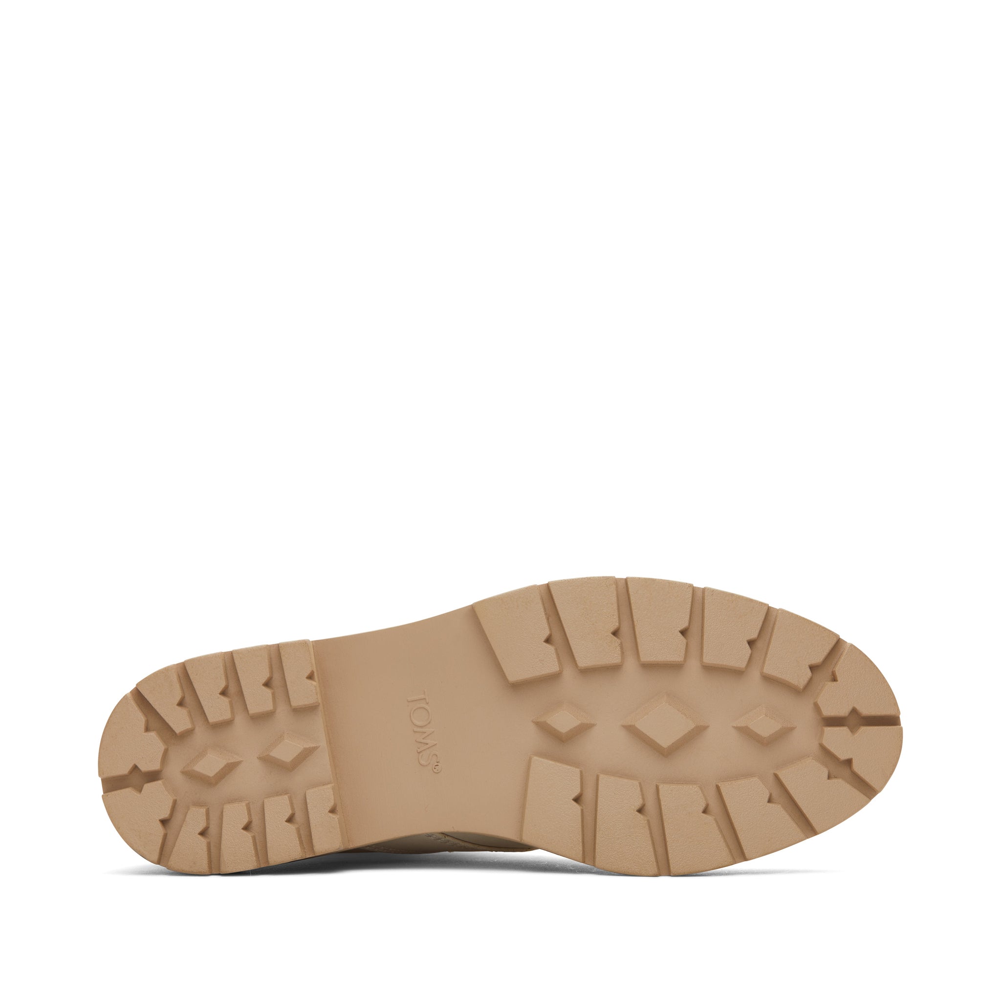 Ionie Light Sand Vegan Lace-Up Boot Bottom Sole View