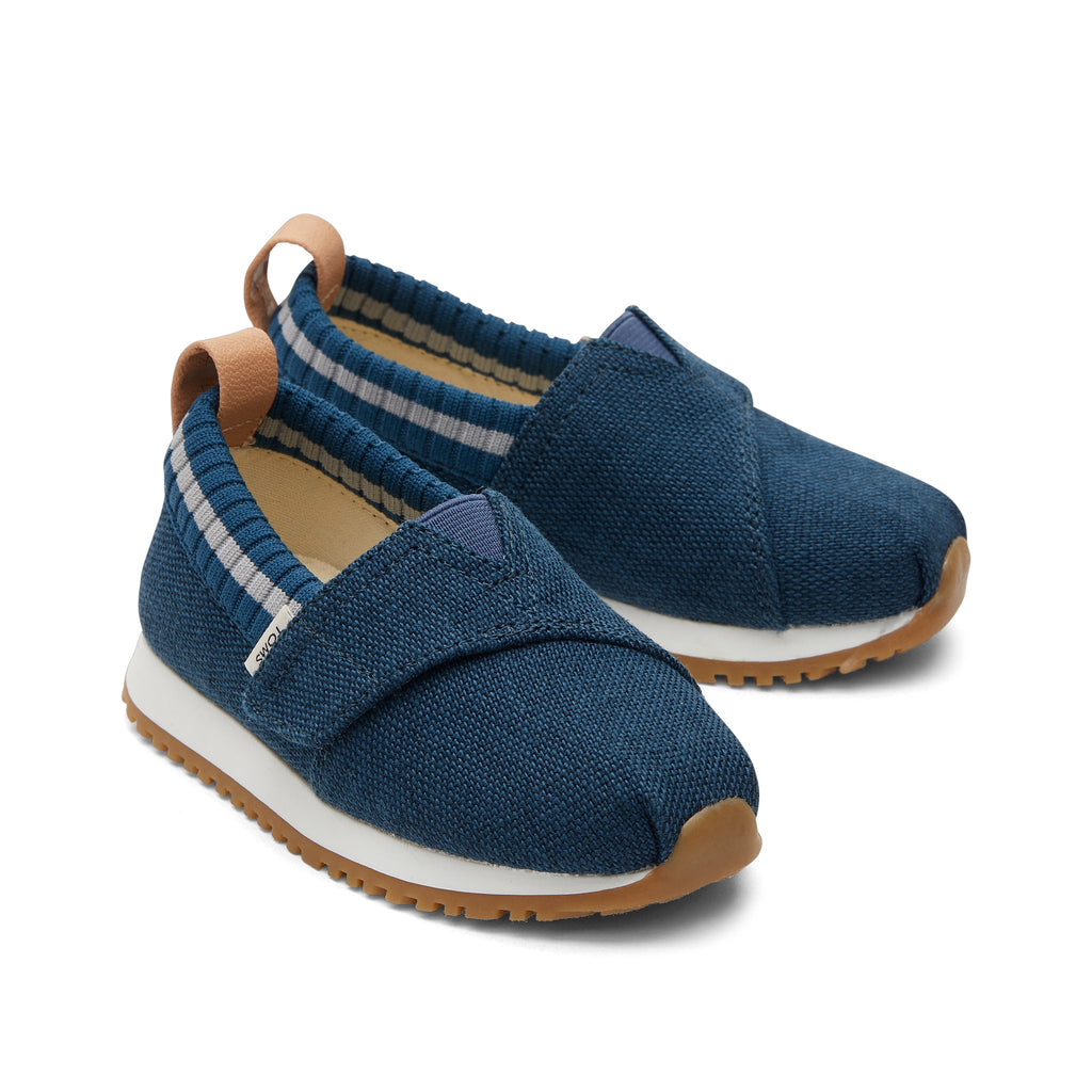 Resident Blue Heritage Canvas Toddler Sneaker Front View