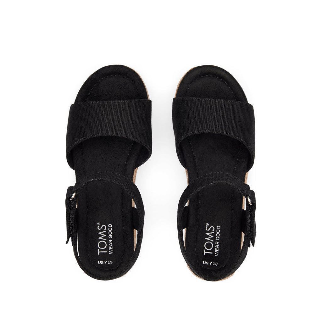 Youth Diana Black Kids Shoe Top View