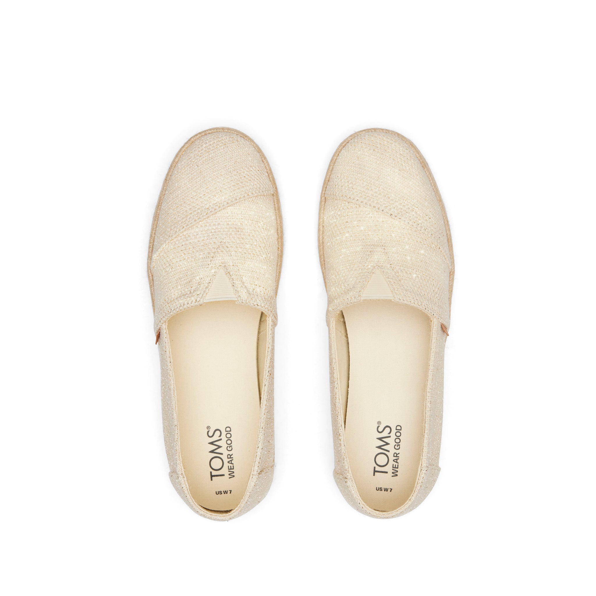 Alpargata Rope 2.0 Natural Metallic Espadrille Top View