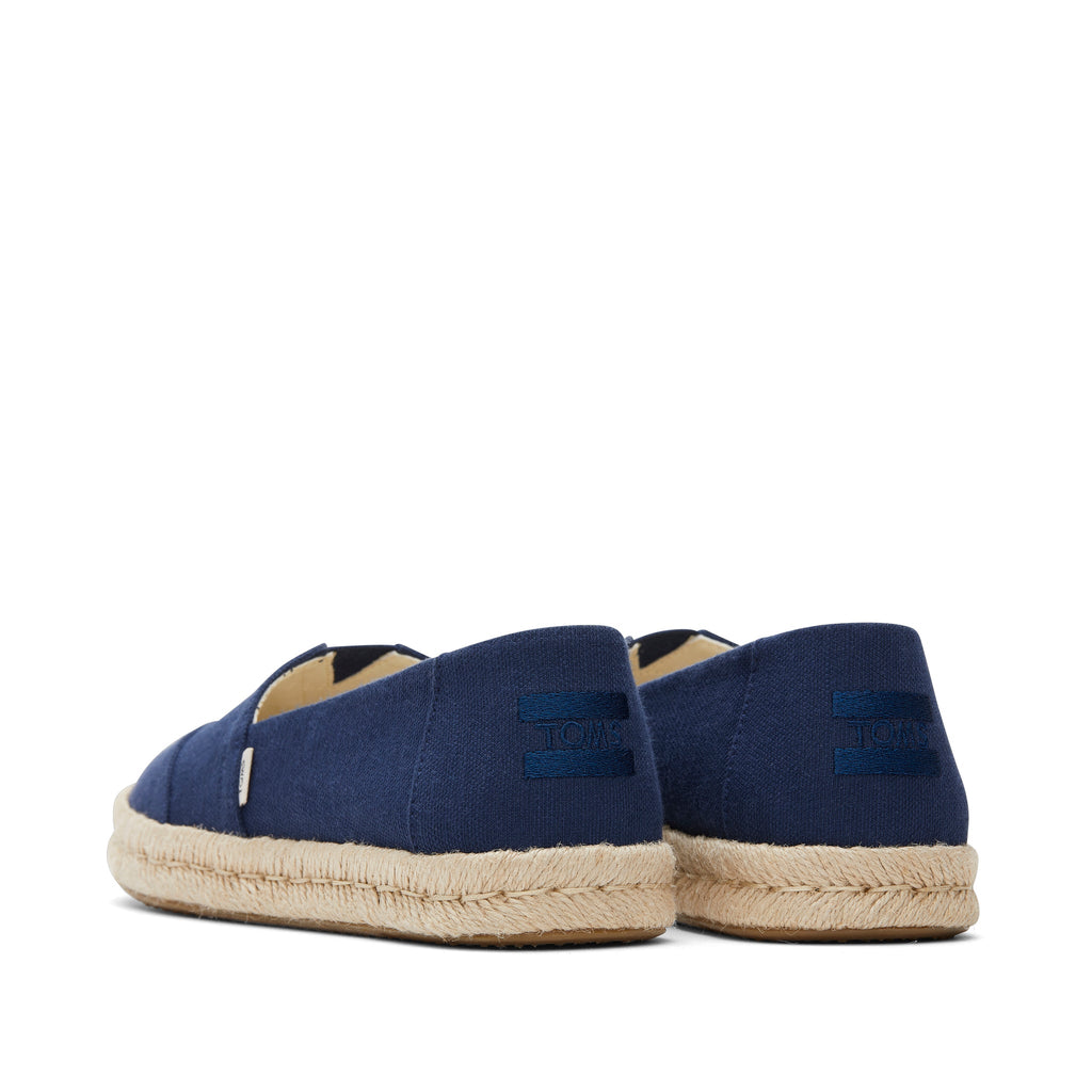 Alpargata Rope 2.0 Navy Recycled Cotton Espadrille Back View