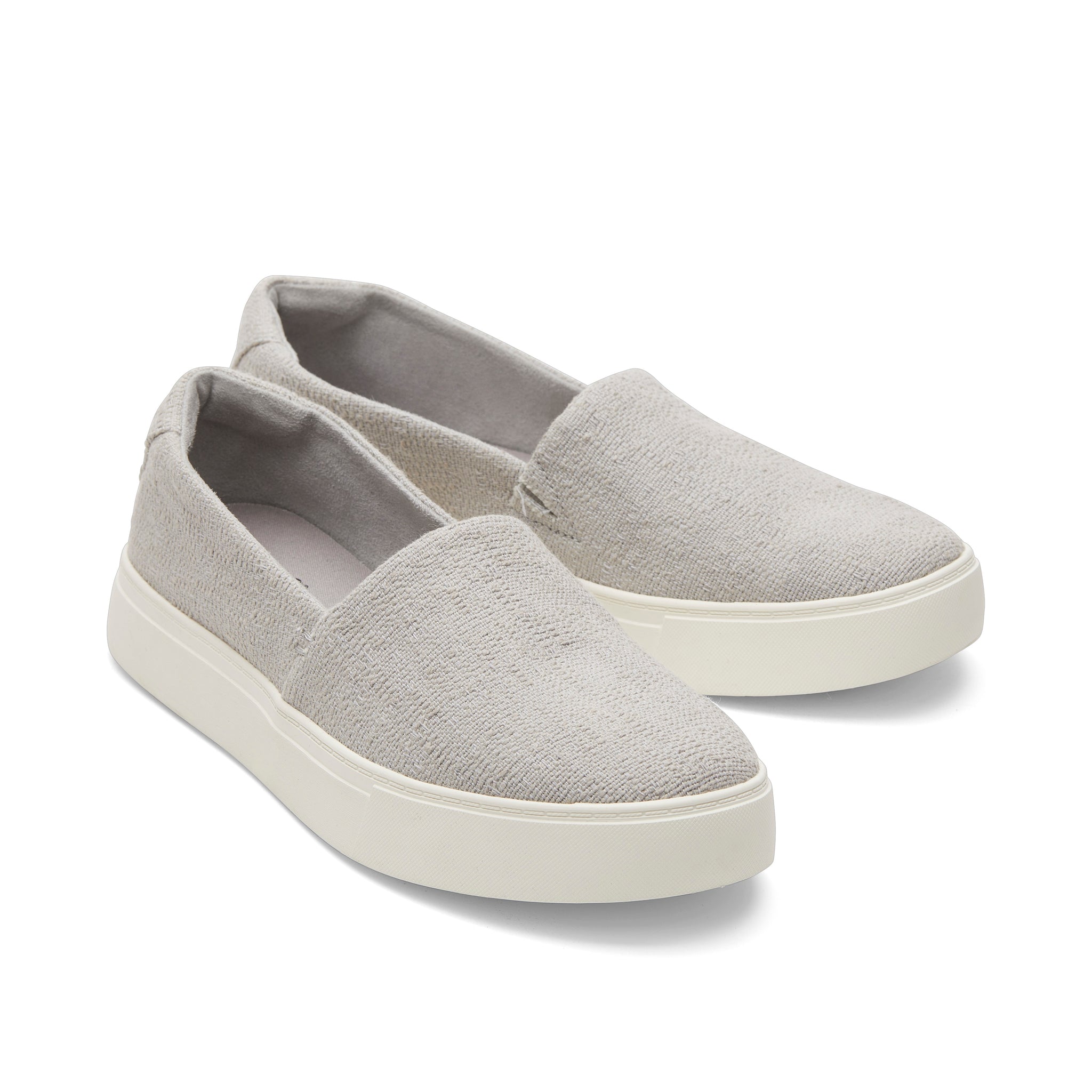 Kameron Grey Slip On Sneaker Front View