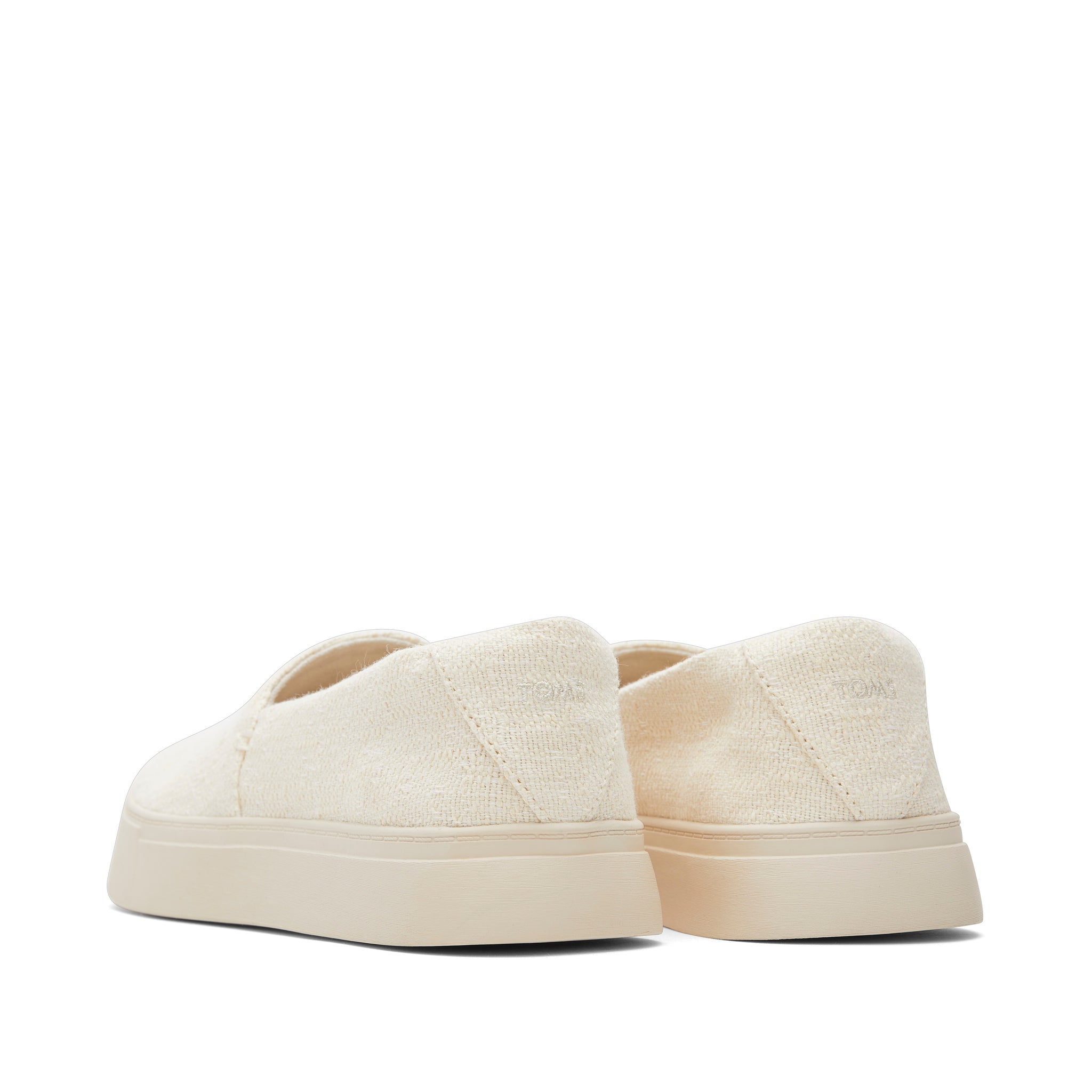 Kameron Natural Slip On Sneaker Back View