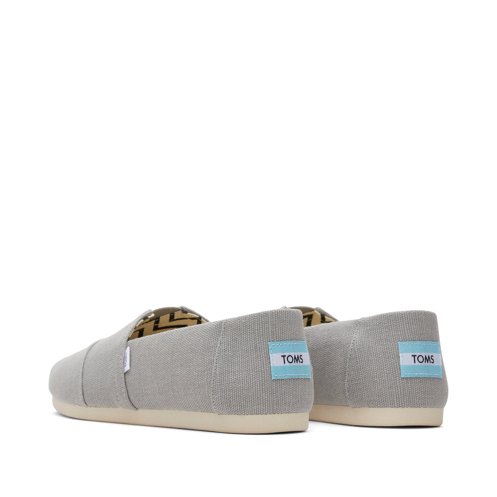 Alpargata Grey Heritage Canvas Back View