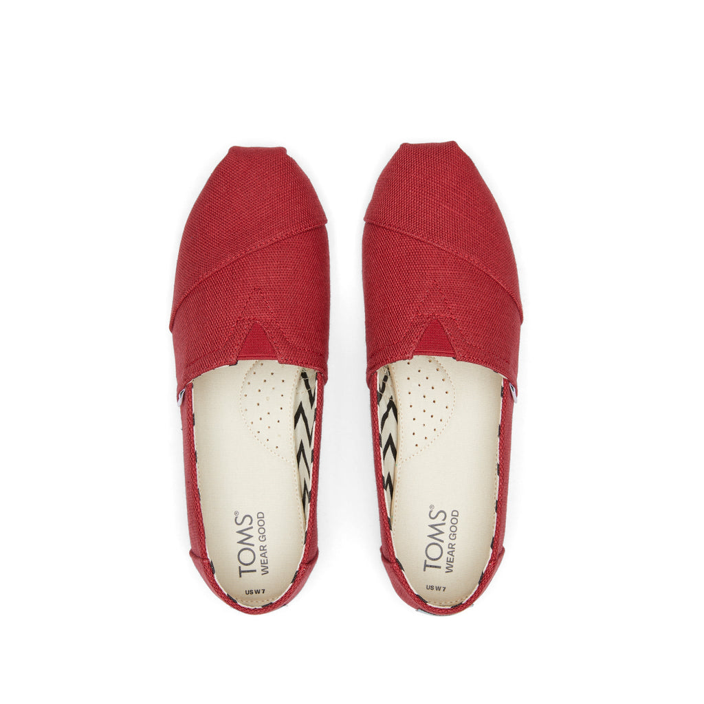 Alpargata Red Heritage Canvas Top View