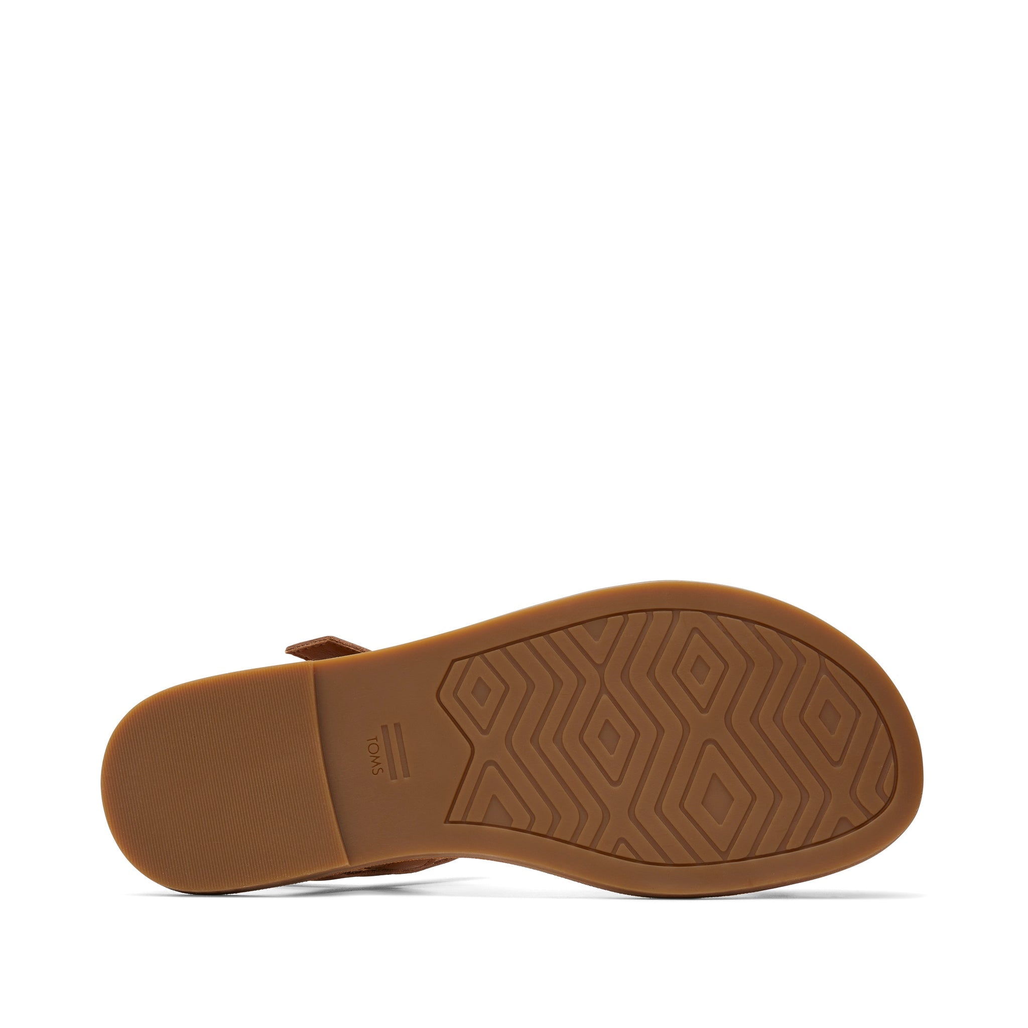 Kira Tan Leather Strappy Sandal Bottom Sole View