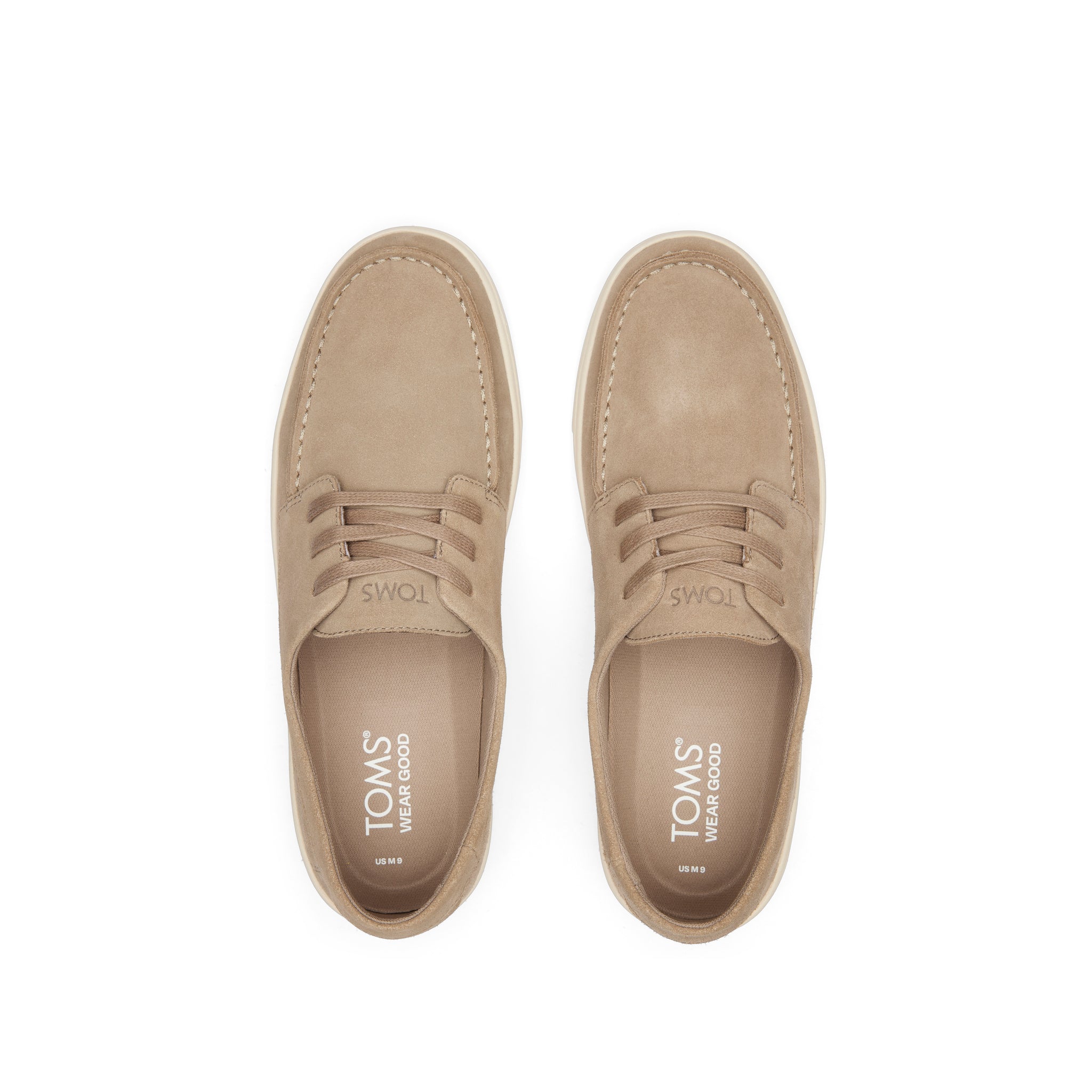 TRVL LITE London Taupe Suede Loafer Top View