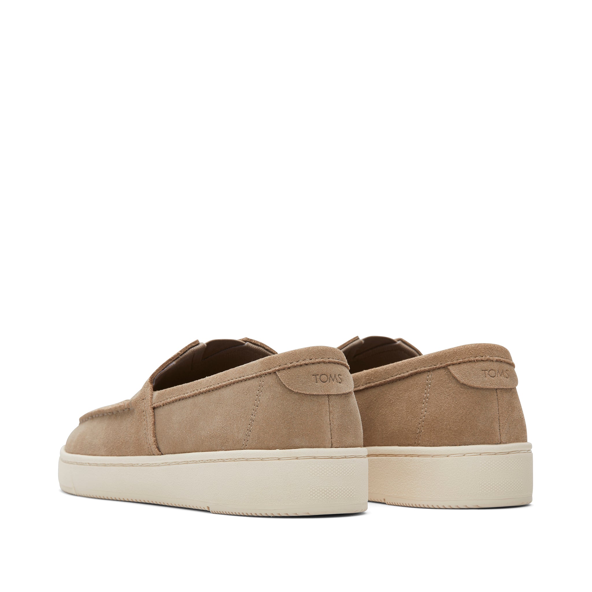 TRVL Lite Tan Suede Loafer Back View