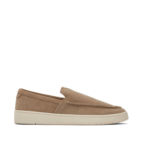 TRVL Lite Tan Suede Loafer Side View