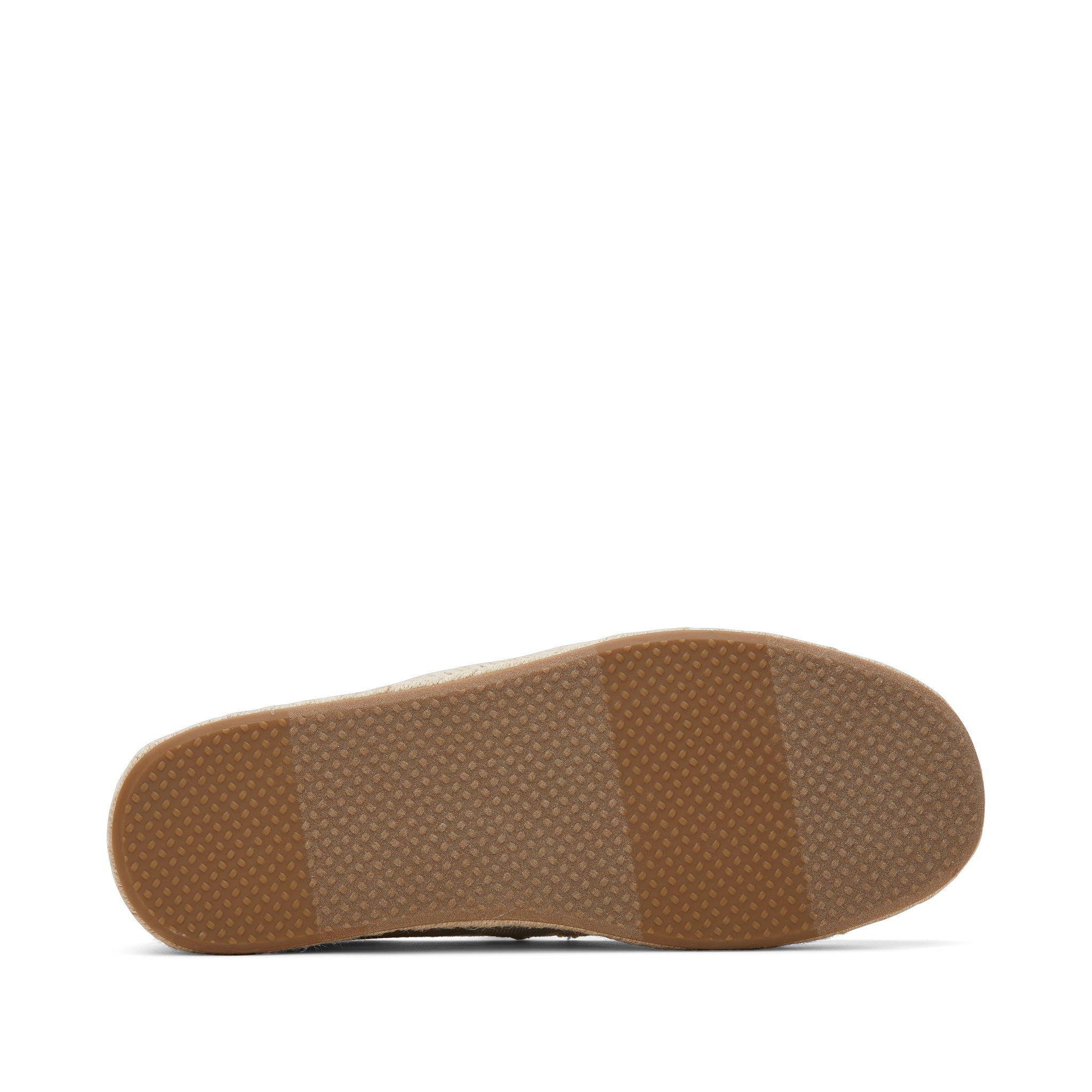 Alonso Cream Heritage Canvas Rope Loafer Bottom Sole View