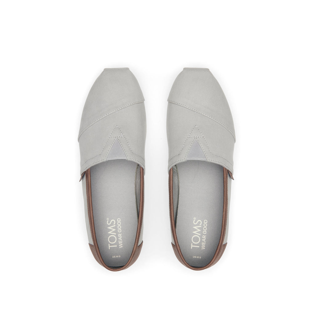 Alpargata Grey SyntheticTrim Top View