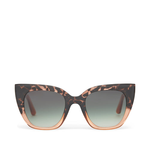 Sydney Traveler Sunglasses  - Tortoise Apricot Olive Gradient Front View