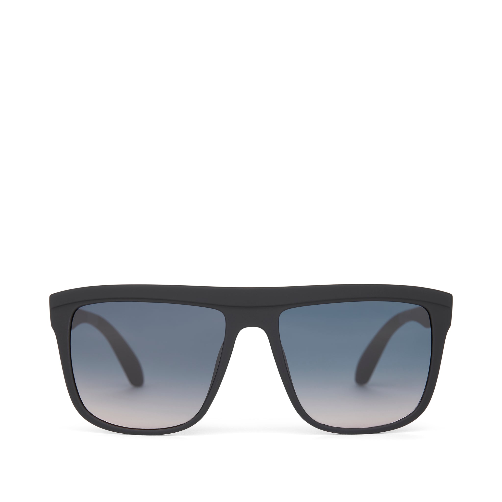 Jett Traveler Sunglasses  - Matte Black - Aqua Blush Gradient Front View