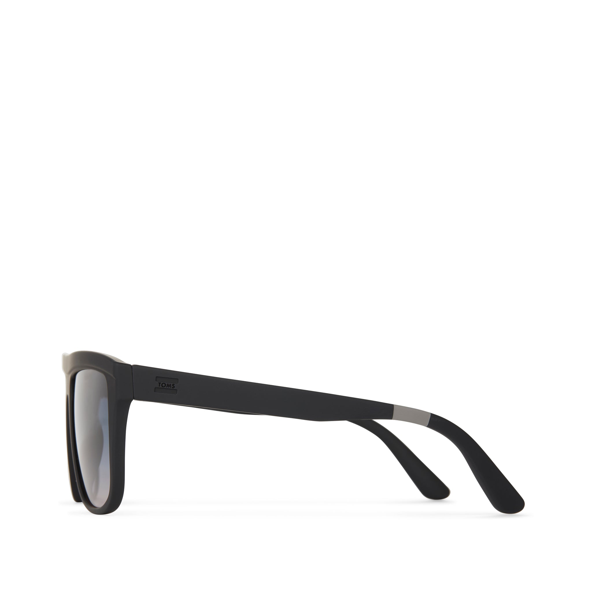 Jett Traveler Sunglasses  - Matte Black - Aqua Blush Gradient Side View