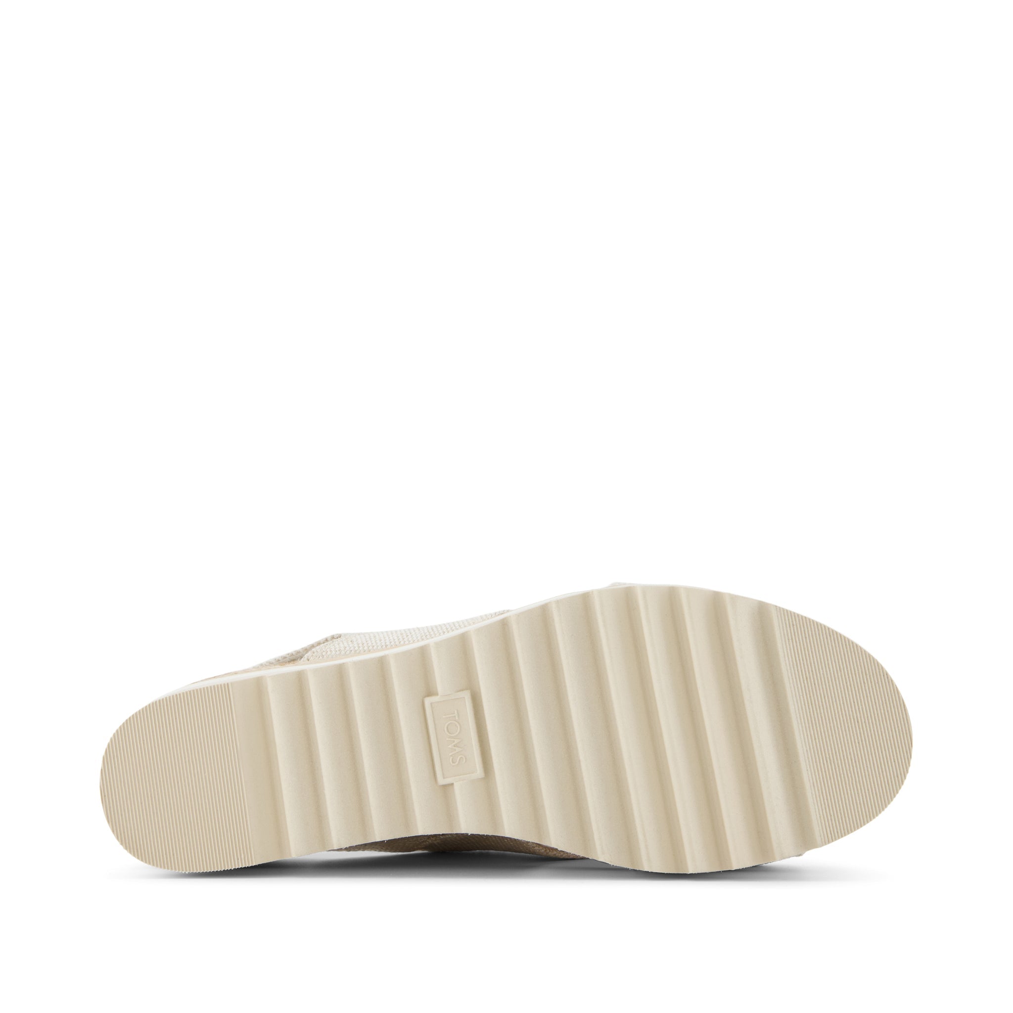 Diana Crossover Natural Wedge Sandal Bottom Sole View