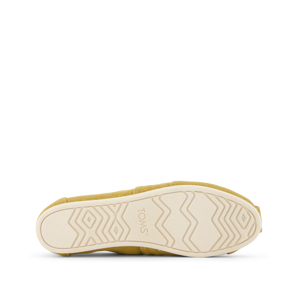 Alpargata Golden Honey Heritage Canvas Bottom Sole View