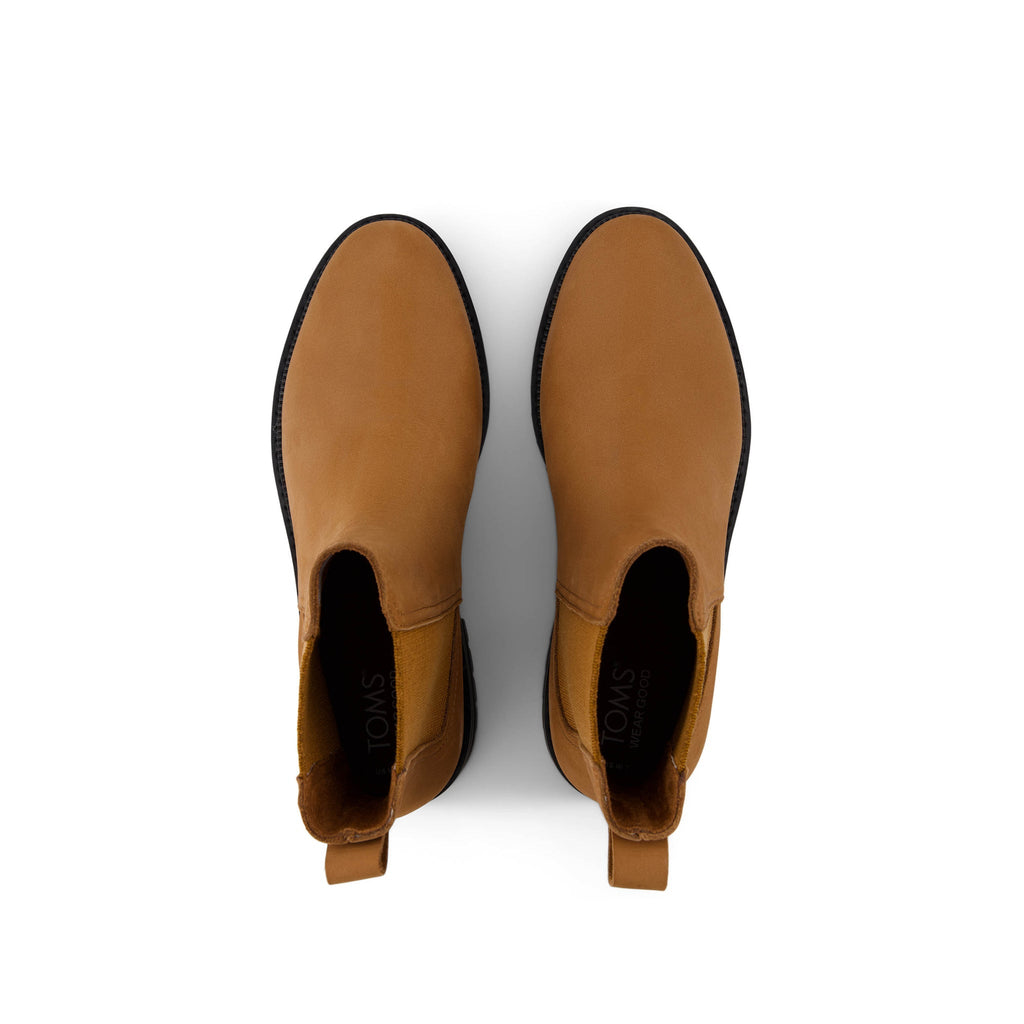 Bennet Boot - Water Resistant Brown Sugar Nubuck Leather Top View