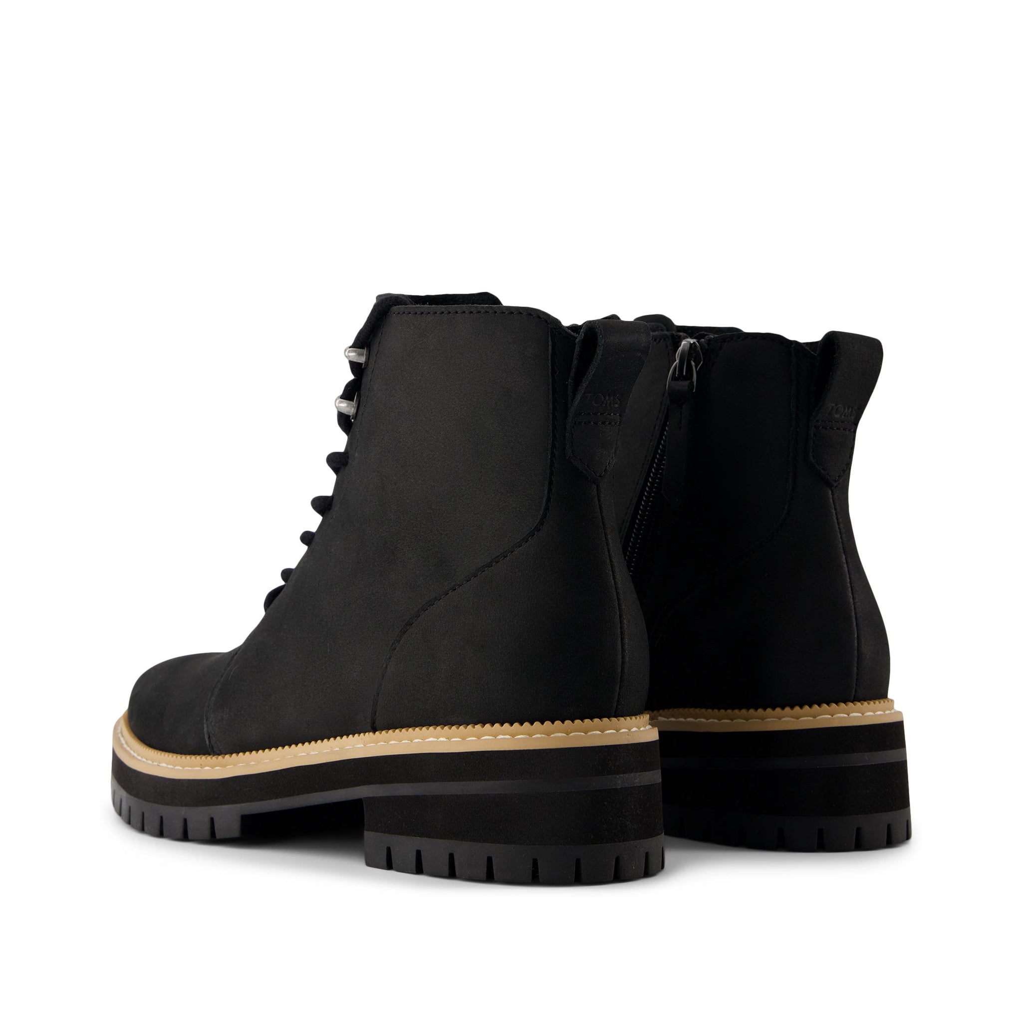 Wylder Boot - Water Resistant Black Nubuck Leather Back View