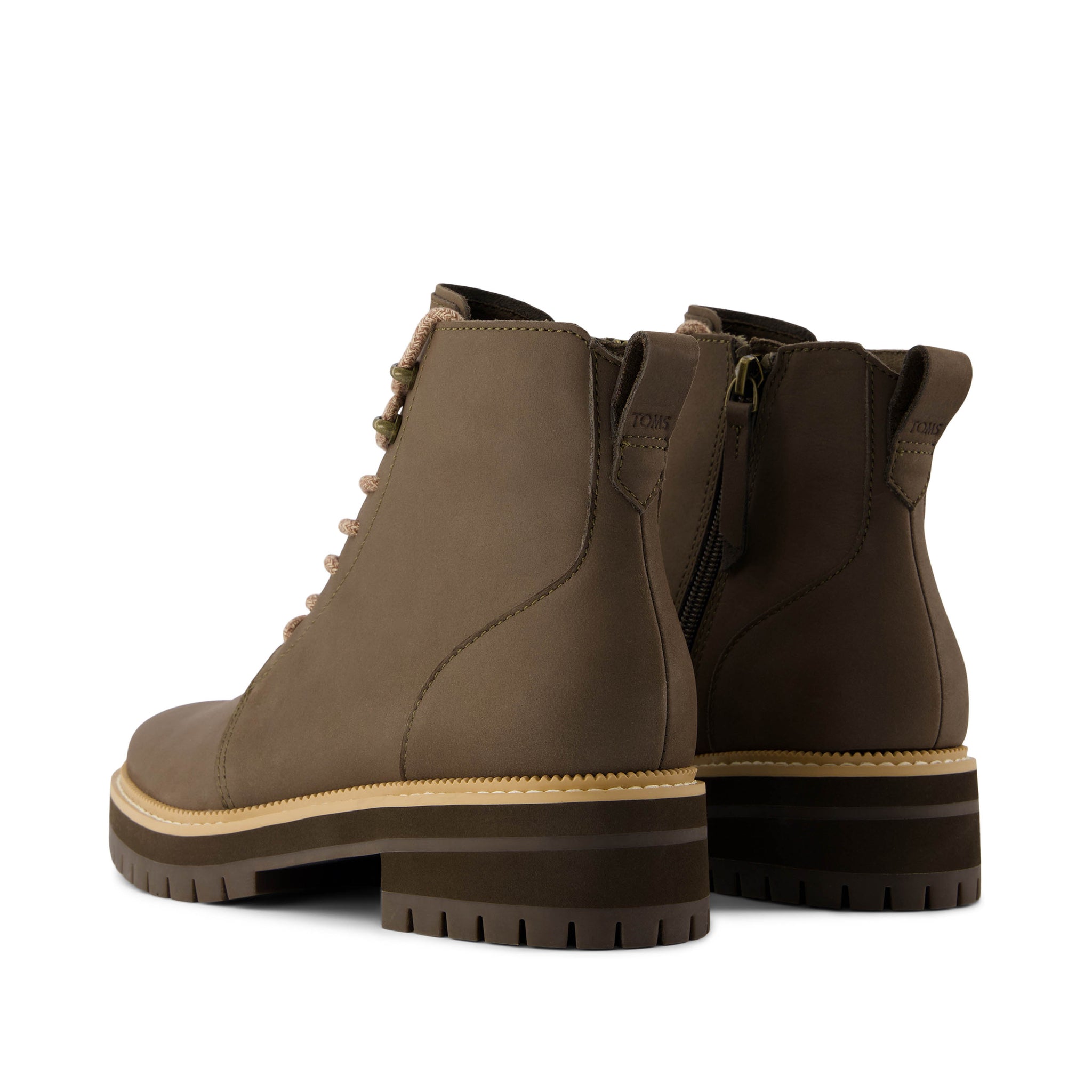 Wylder Boot - Water Resistant Canteen Nubuck Leather Back View