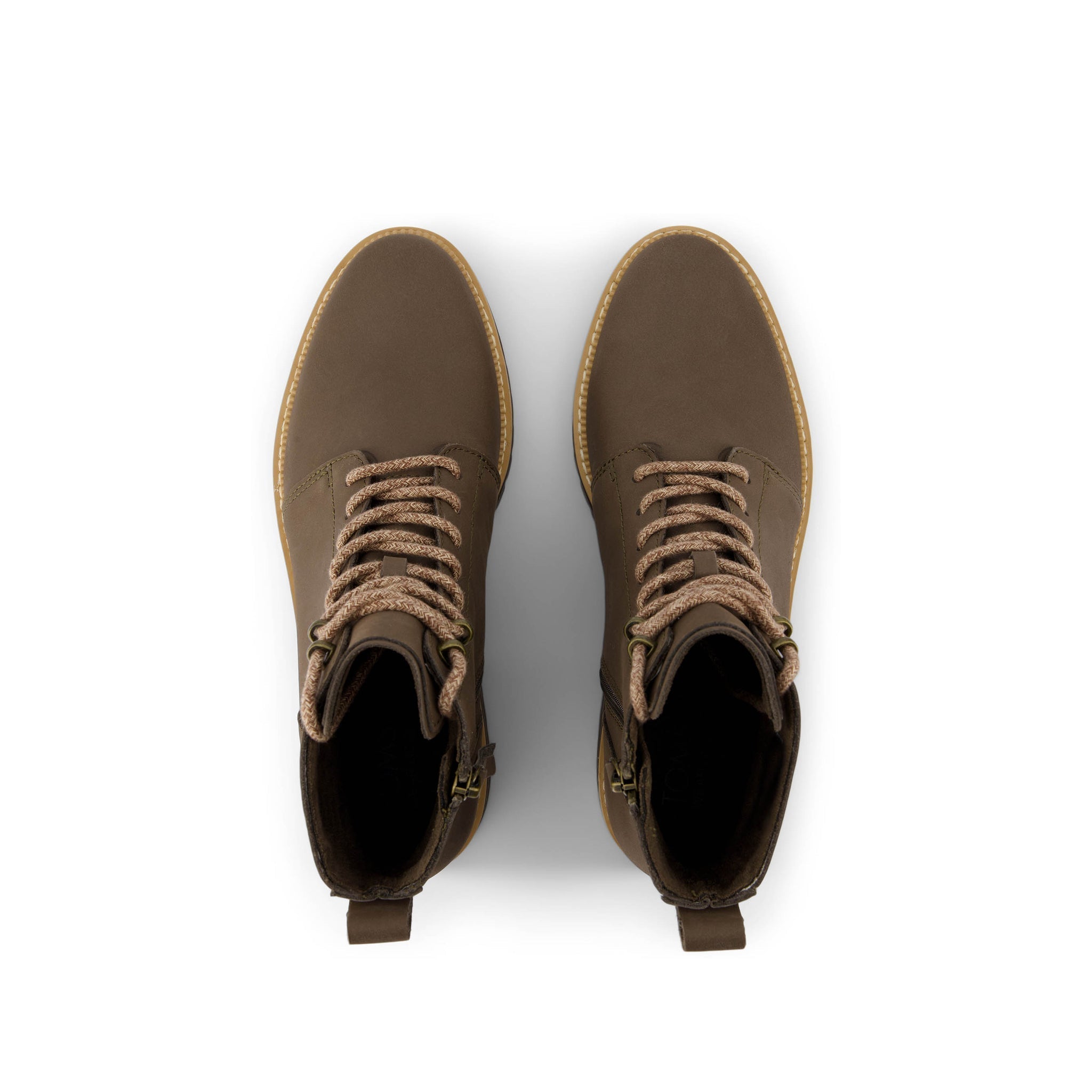 Wylder Boot - Water Resistant Canteen Nubuck Leather Top View