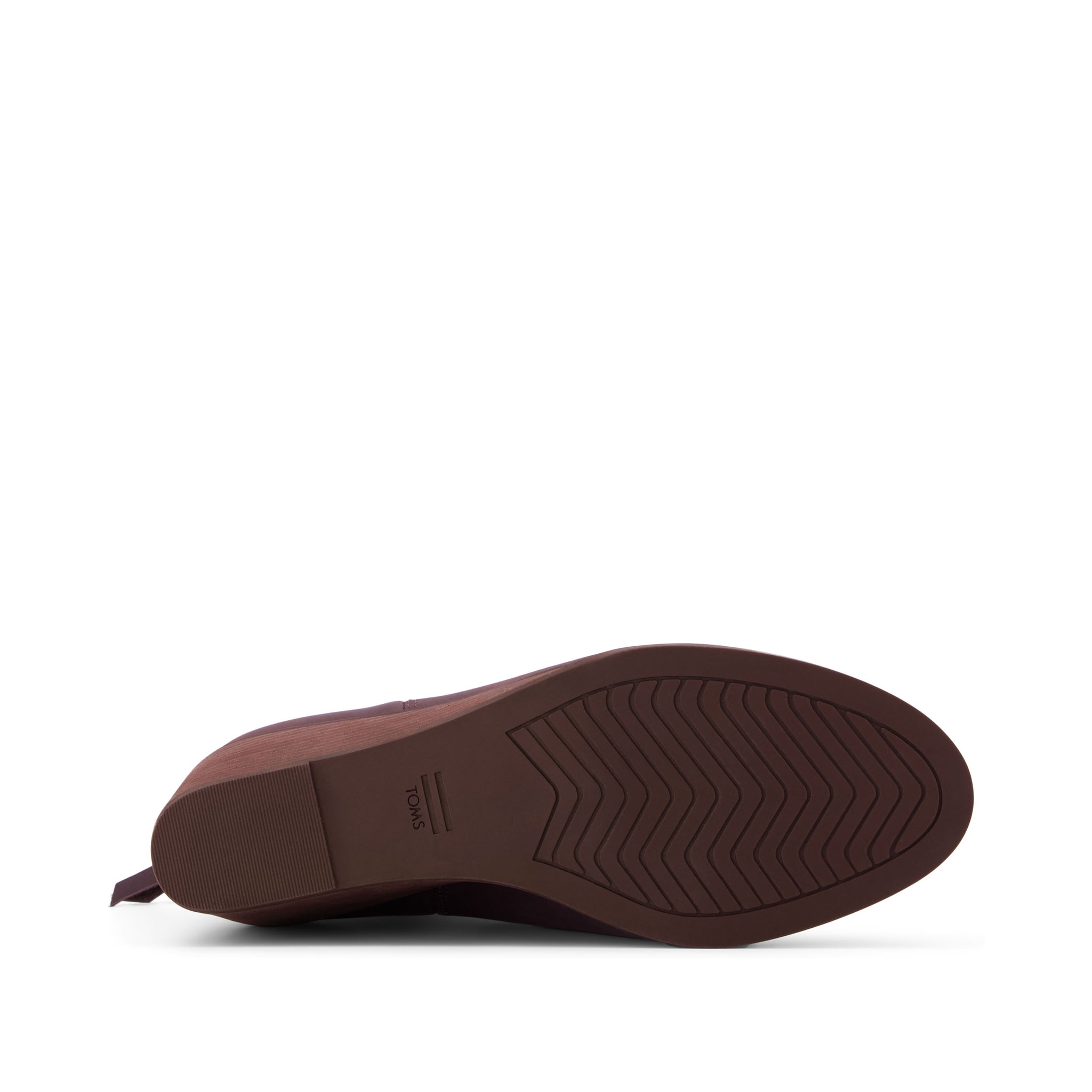 Casey Wedge Boot - Blackberry Leather Bottom Sole View