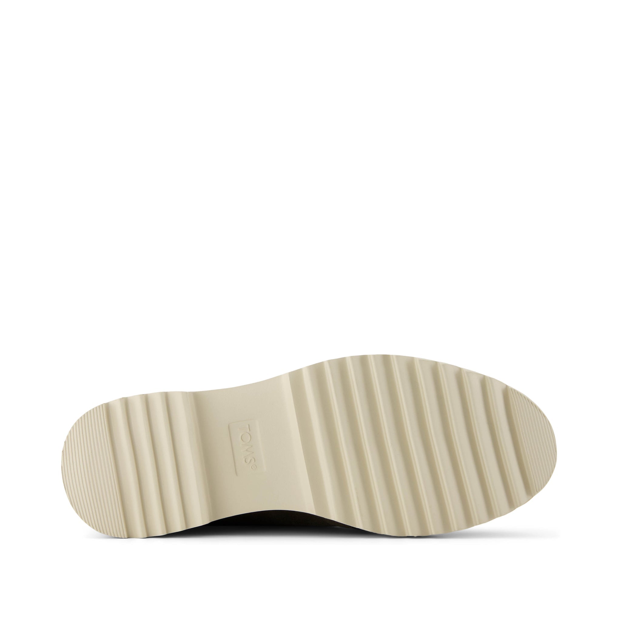 Maude Lace Up Olive Suede Faux Fur Wedge Boot Bottom Sole View