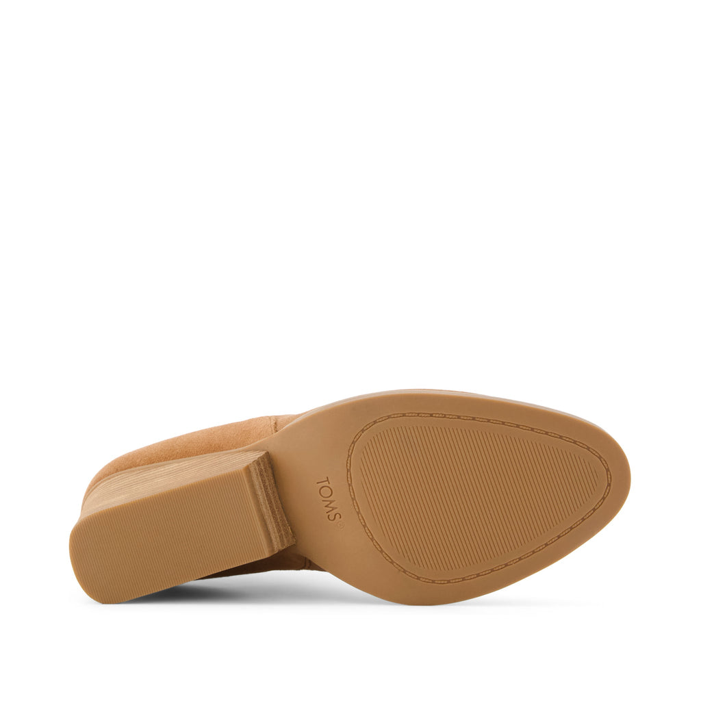 Noa Brown Suede Boot Bottom Sole View