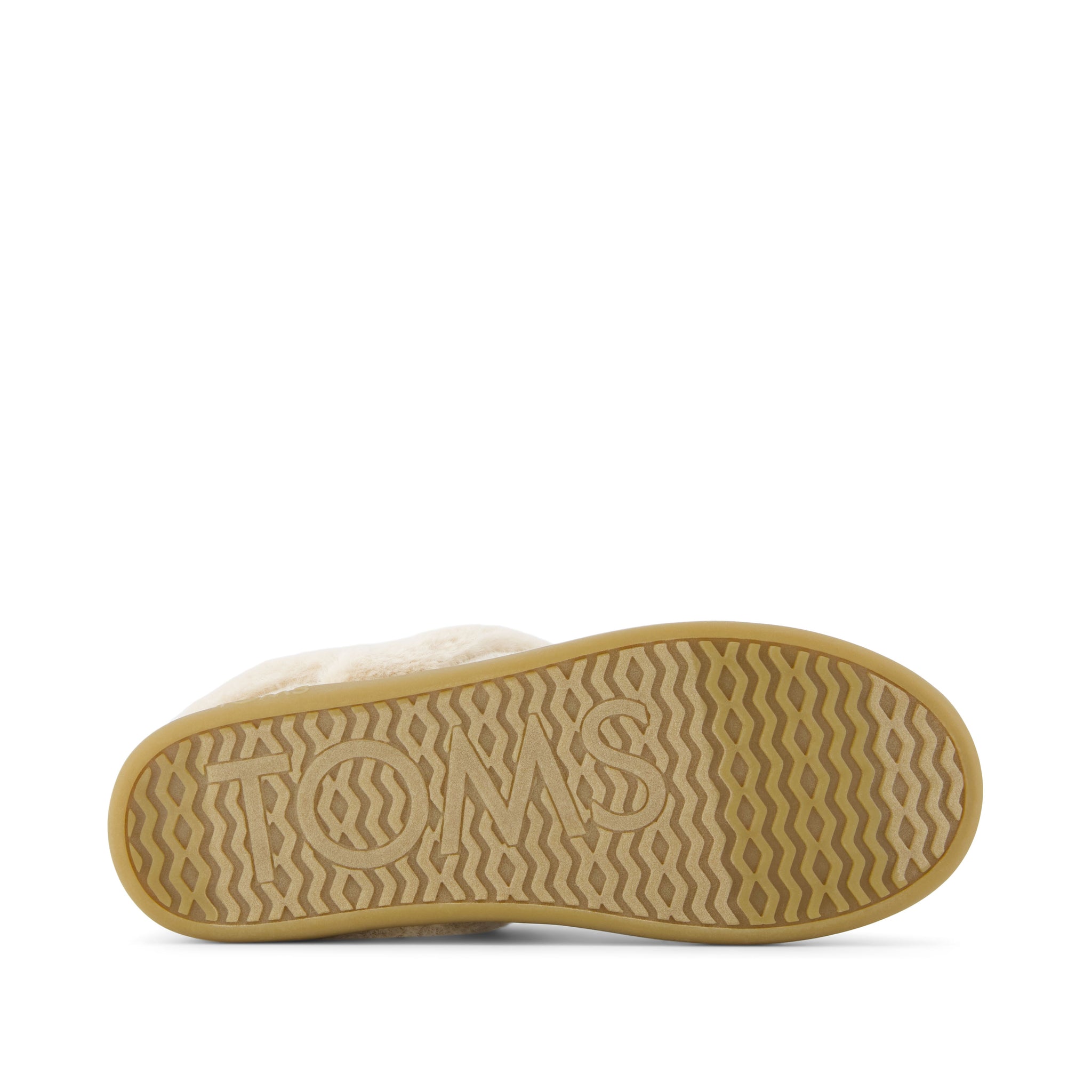 Oslo Covertible Slipper - Birch Cozy Herringbone Bottom Sole View