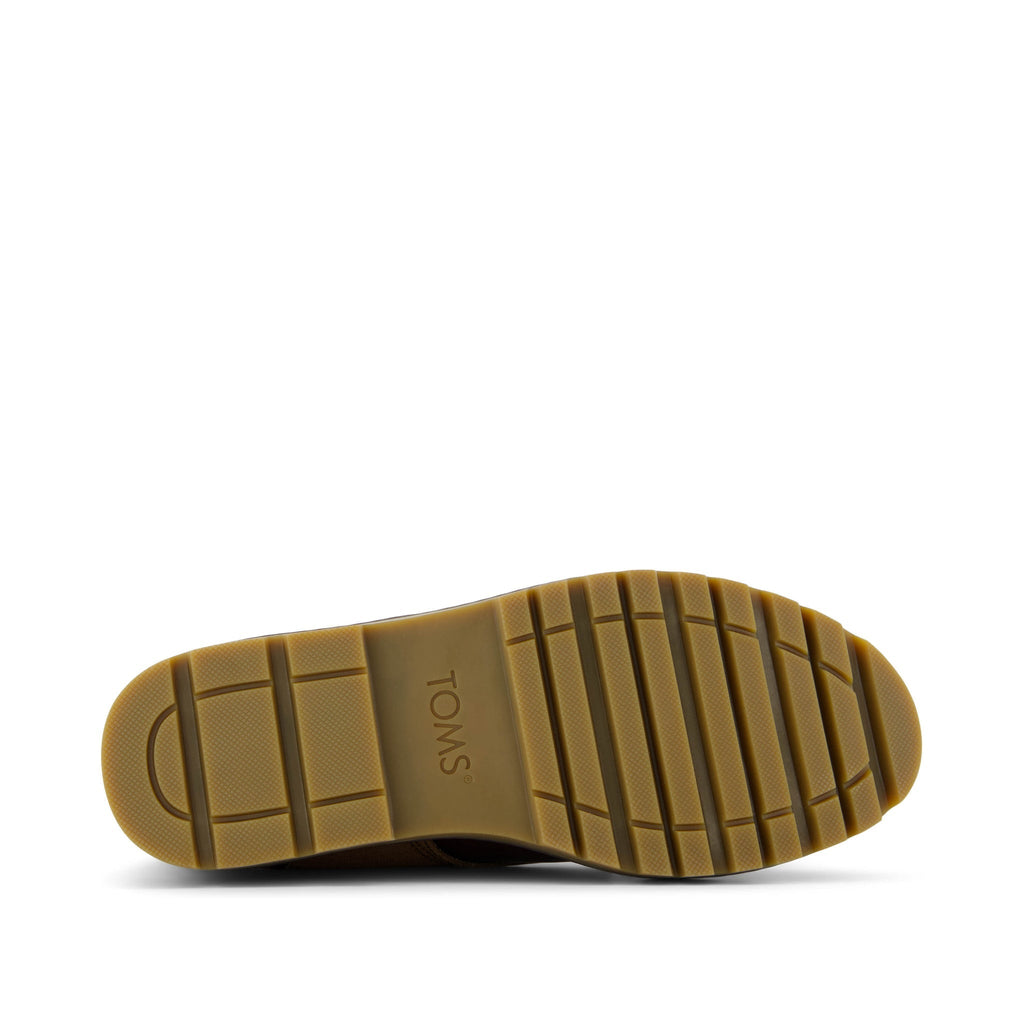 Palomar Boot - Oak Brown Waxed Canvas and Leather Bottom Sole View