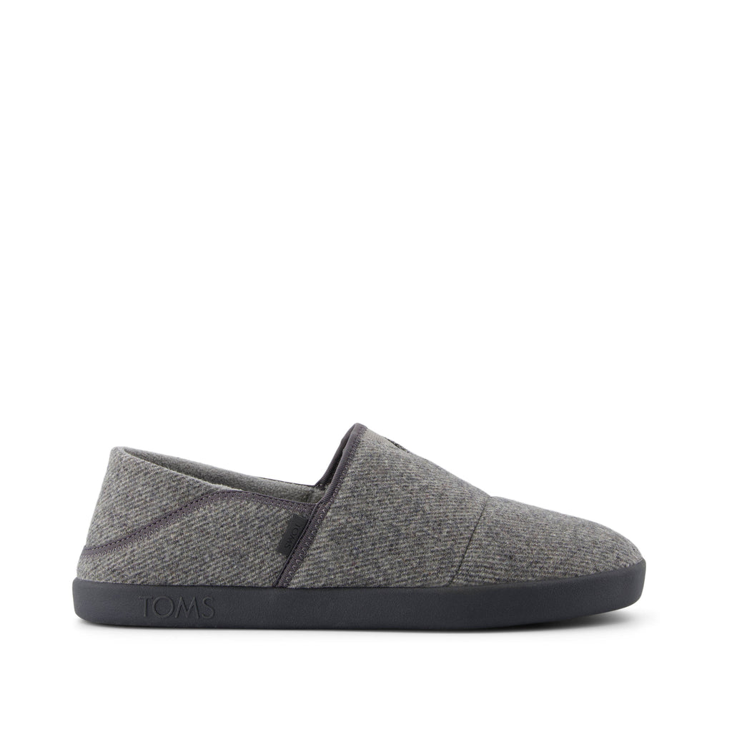 Camden Convertible Slipper - Ultimate Grey Cozy Twill Side View