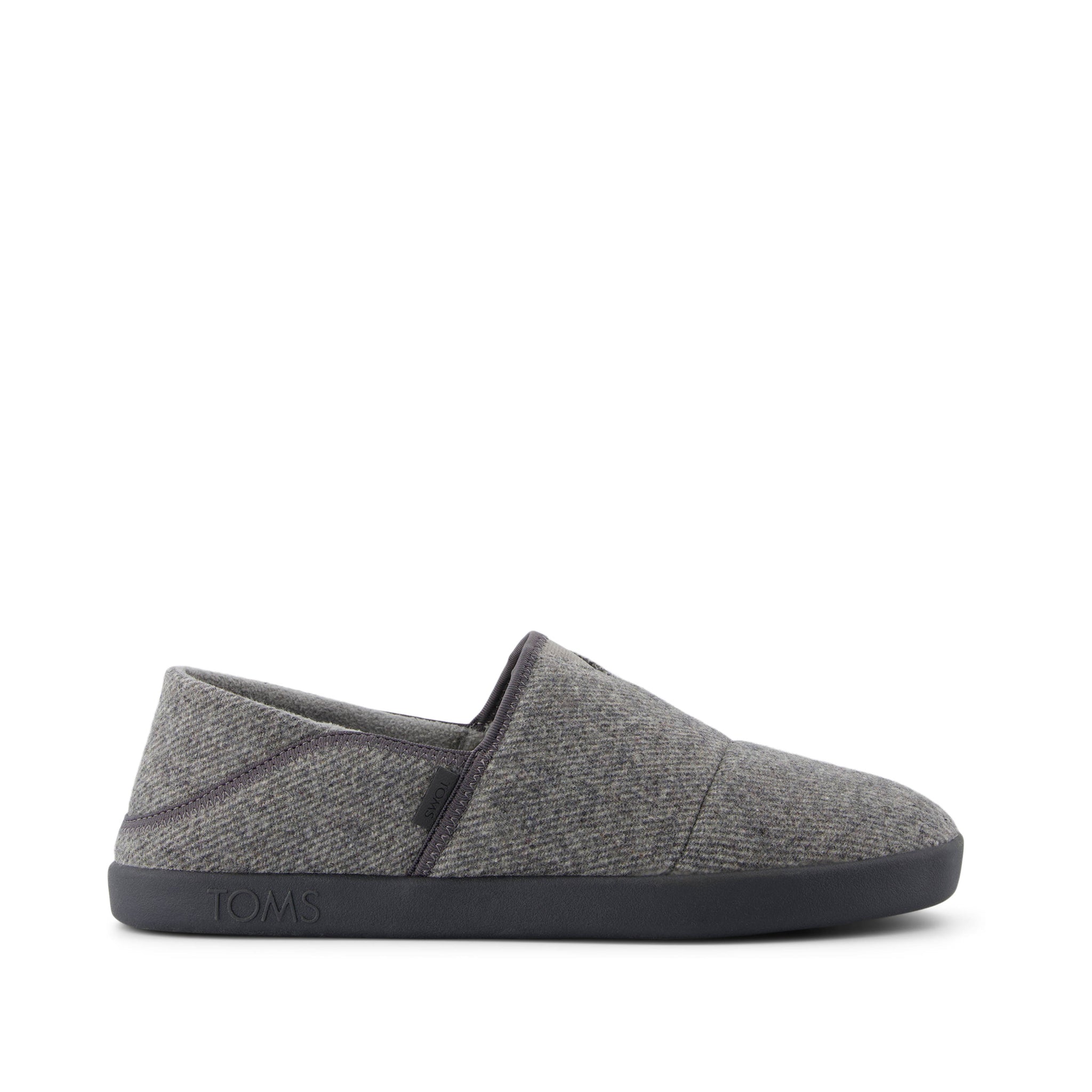 Camden Convertible Slipper - Ultimate Grey Cozy Twill Side View