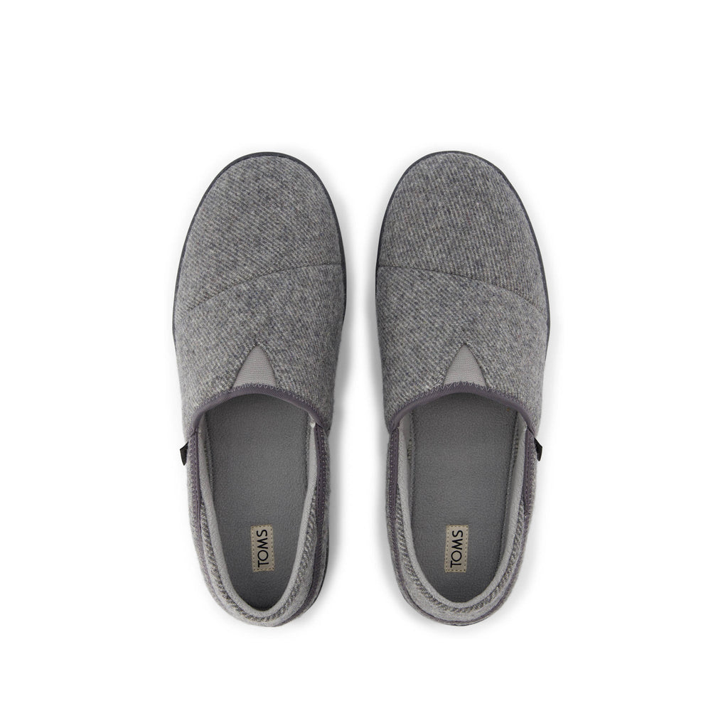 Camden Convertible Slipper - Ultimate Grey Cozy Twill Top View