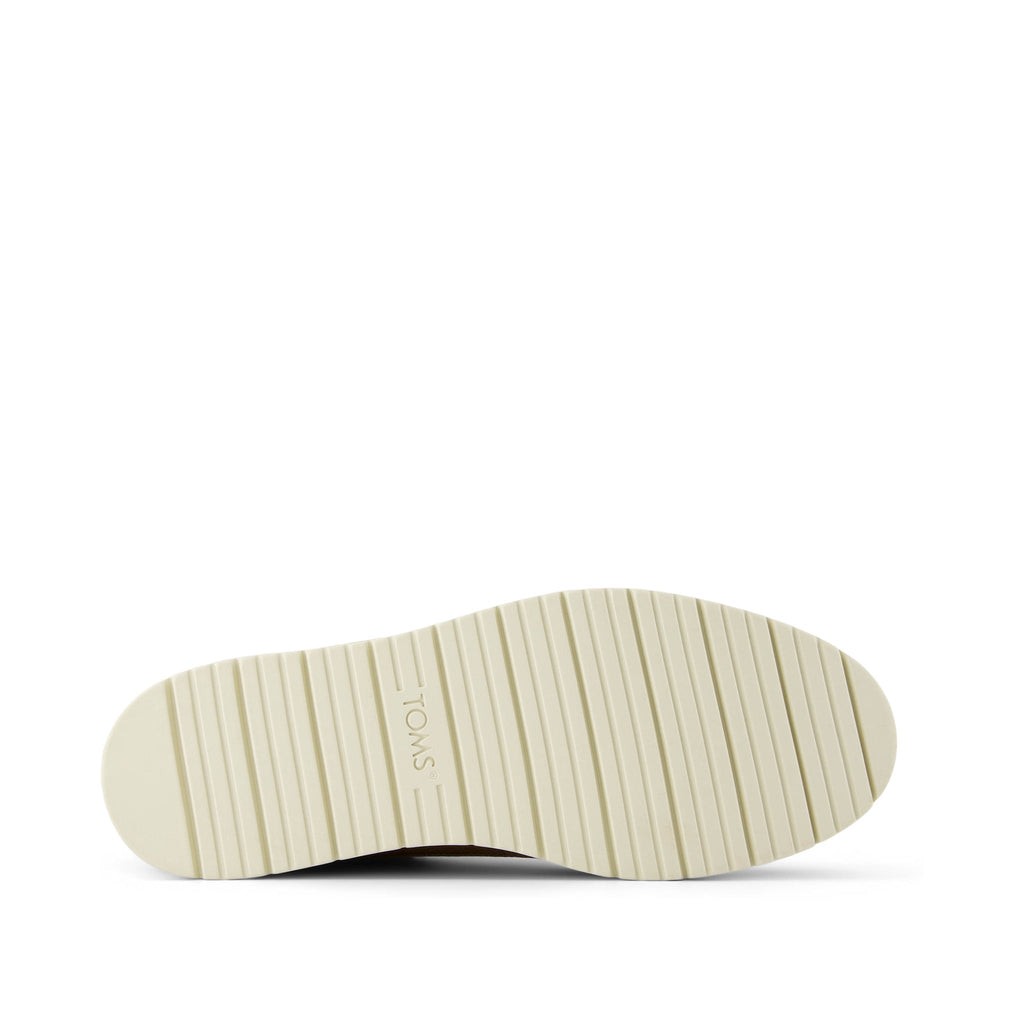 TRVL LITE Forrest Boot - Tan Leather and Waxed Canvas Bottom Sole View