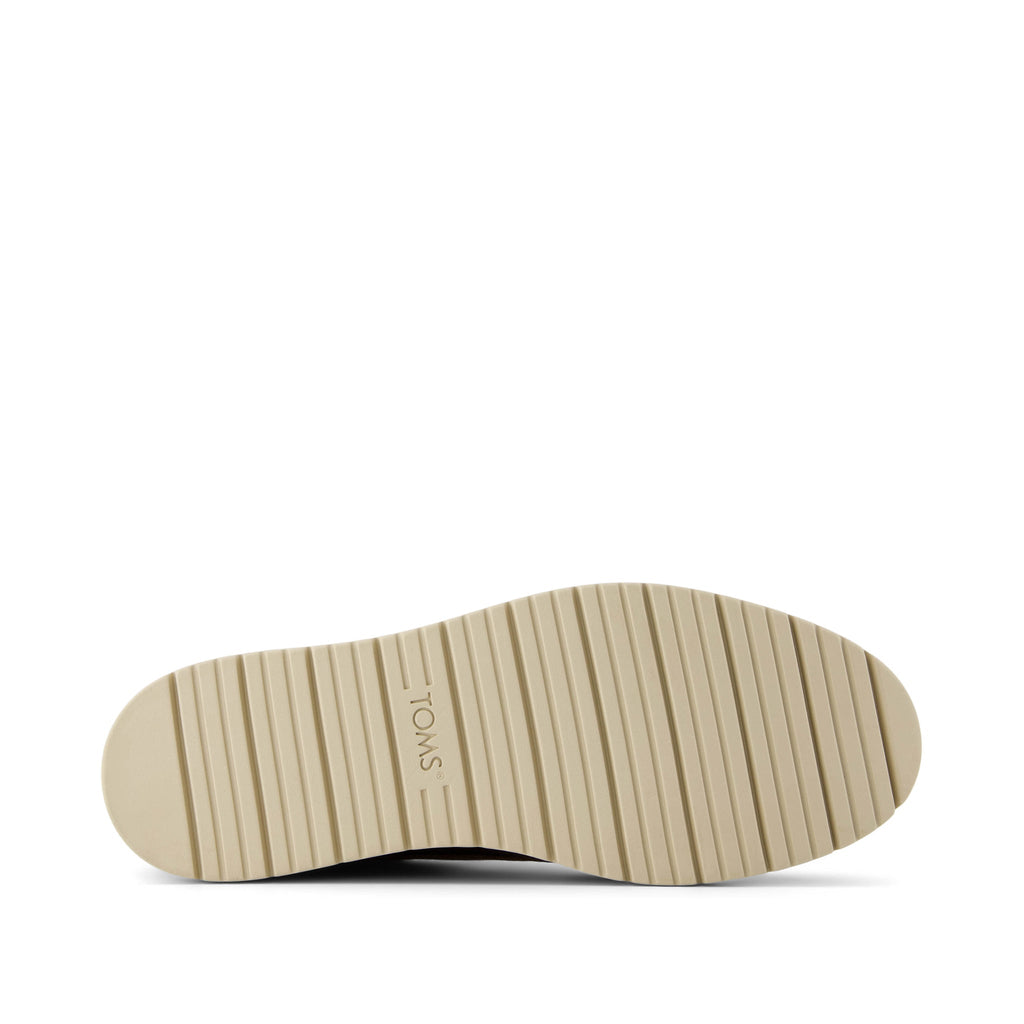 TRVL LITE Forrest - Dark Brown Leather and Waxed Canvas Bottom Sole View