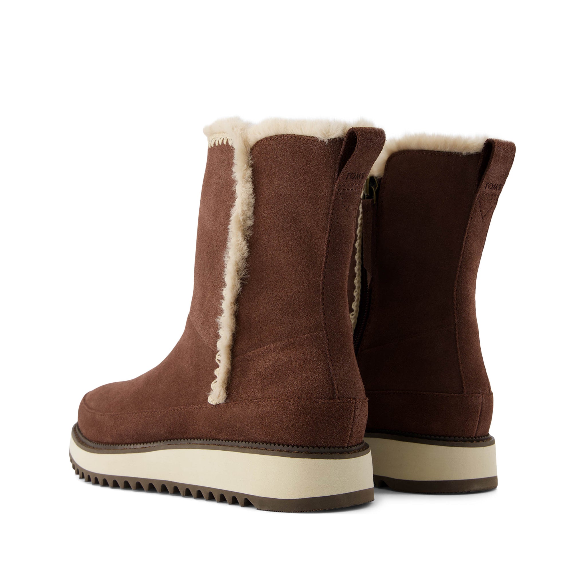 Bergen Boot - Water Resistant Oak Brown Suede Back View