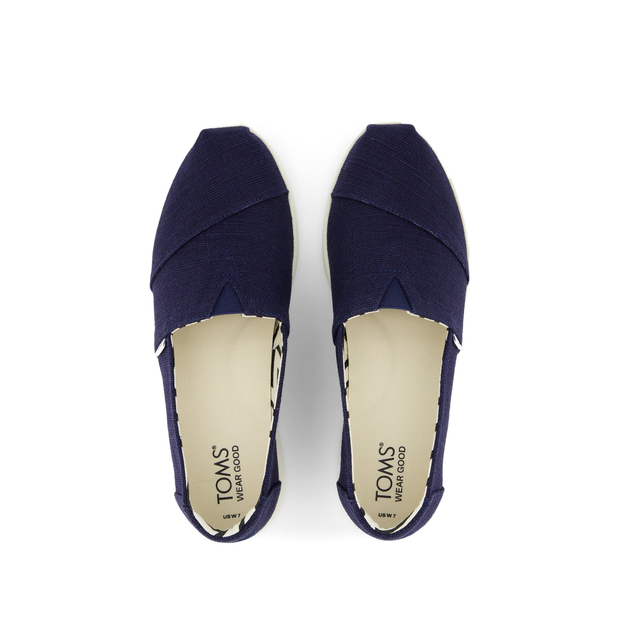 Alpargata Plus Navy Heritage Canvas Top View
