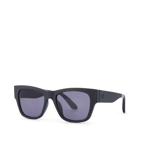 Devon Traveler Sunglasses  - Matte Dark Grey Polar Side Angle View