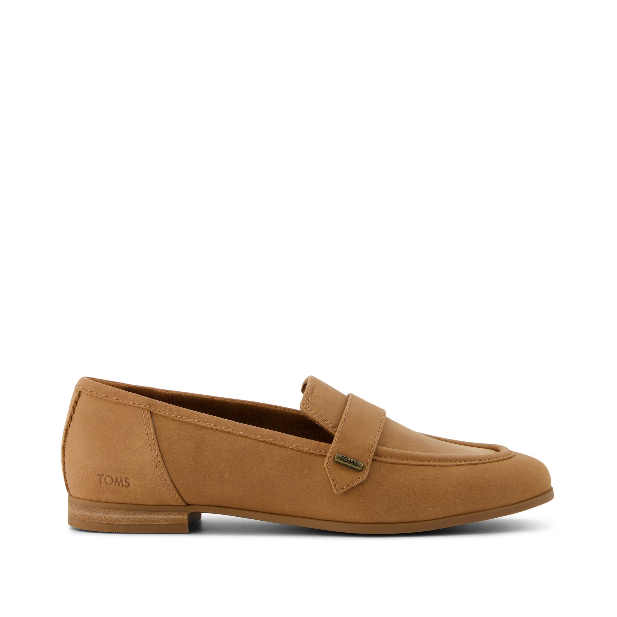 Lynette Brown Leather Loafer Side View