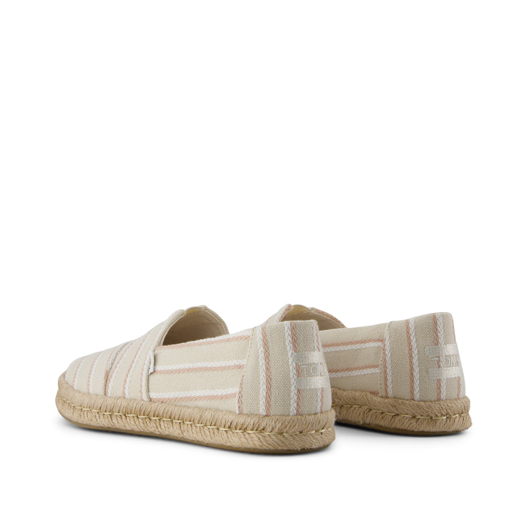 Alpargata Rope 2.0 Espadrille - Natural Woven Stripes Back View